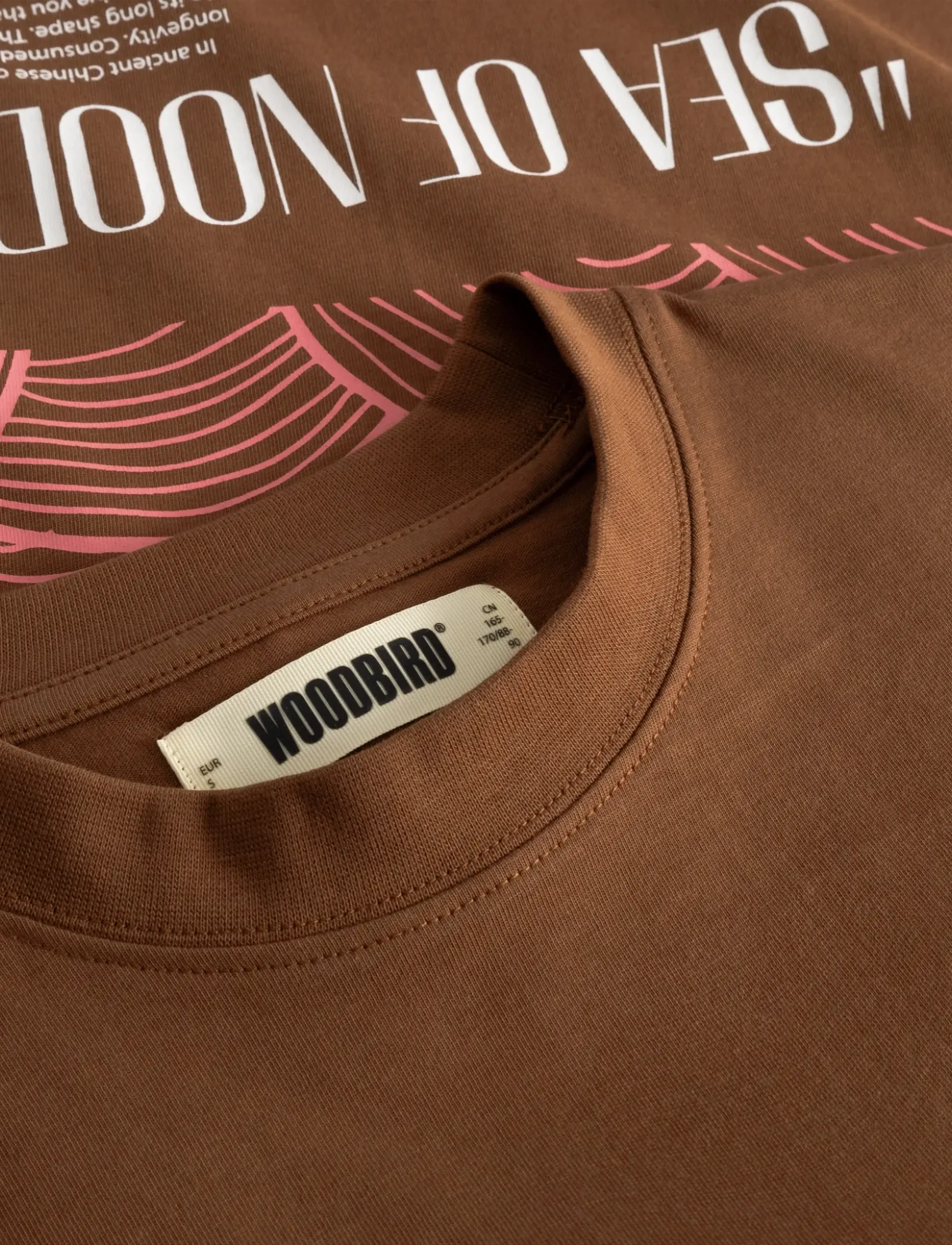 Woodbird - WBBalo Sea Tee - t-shirts - mid brown - 5