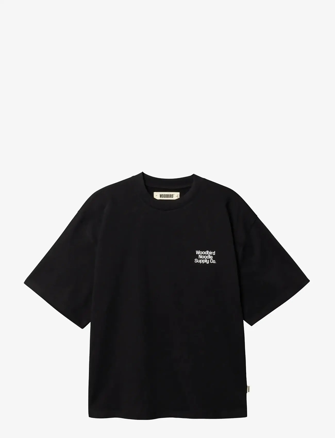 Woodbird - WBBalo Supply Tee - t-shirts - black - 0