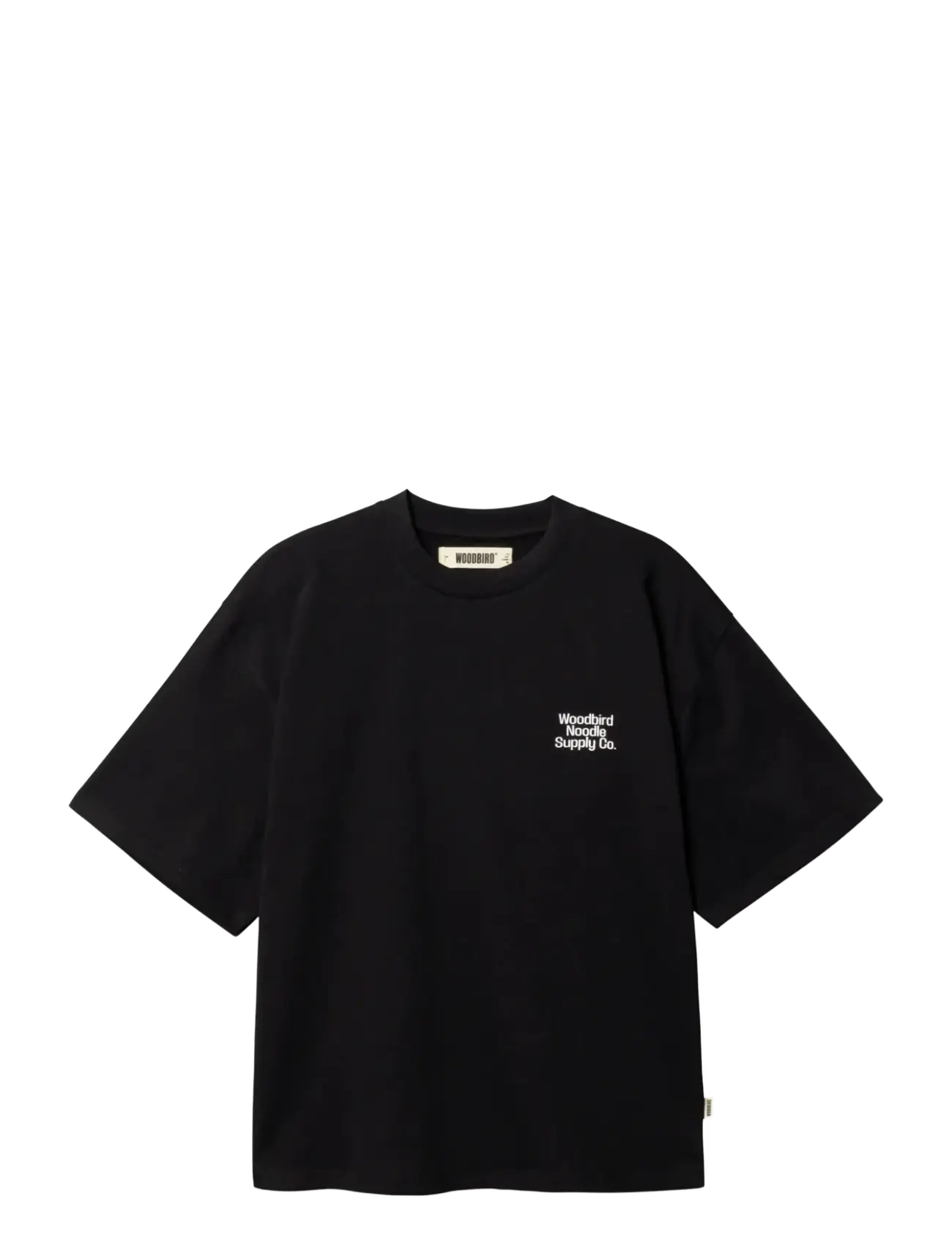Woodbird WBBalo Supply Tee - Nyheder - BLACK / black