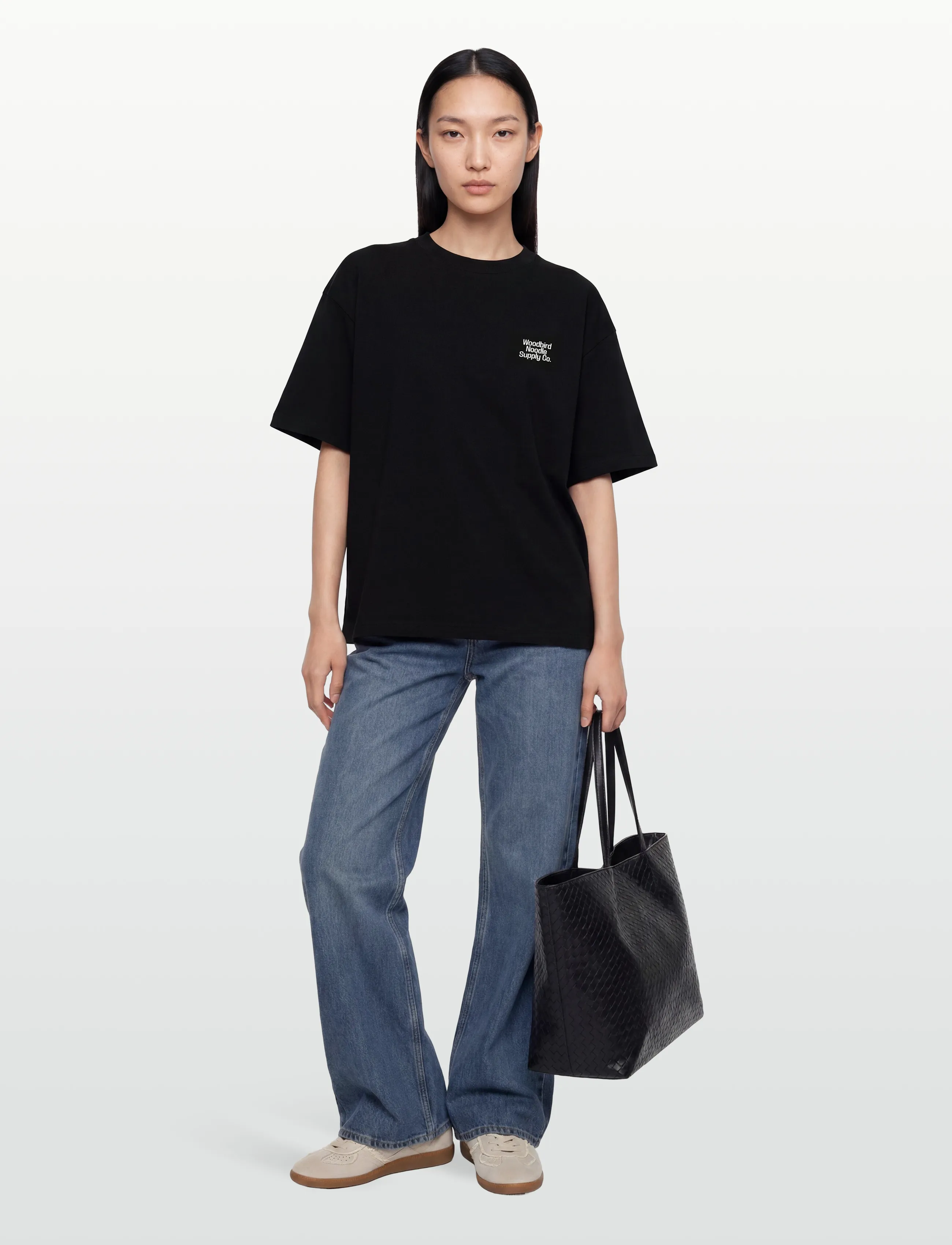 Woodbird WBBalo Supply Tee - T-shirts - BLACK / black
