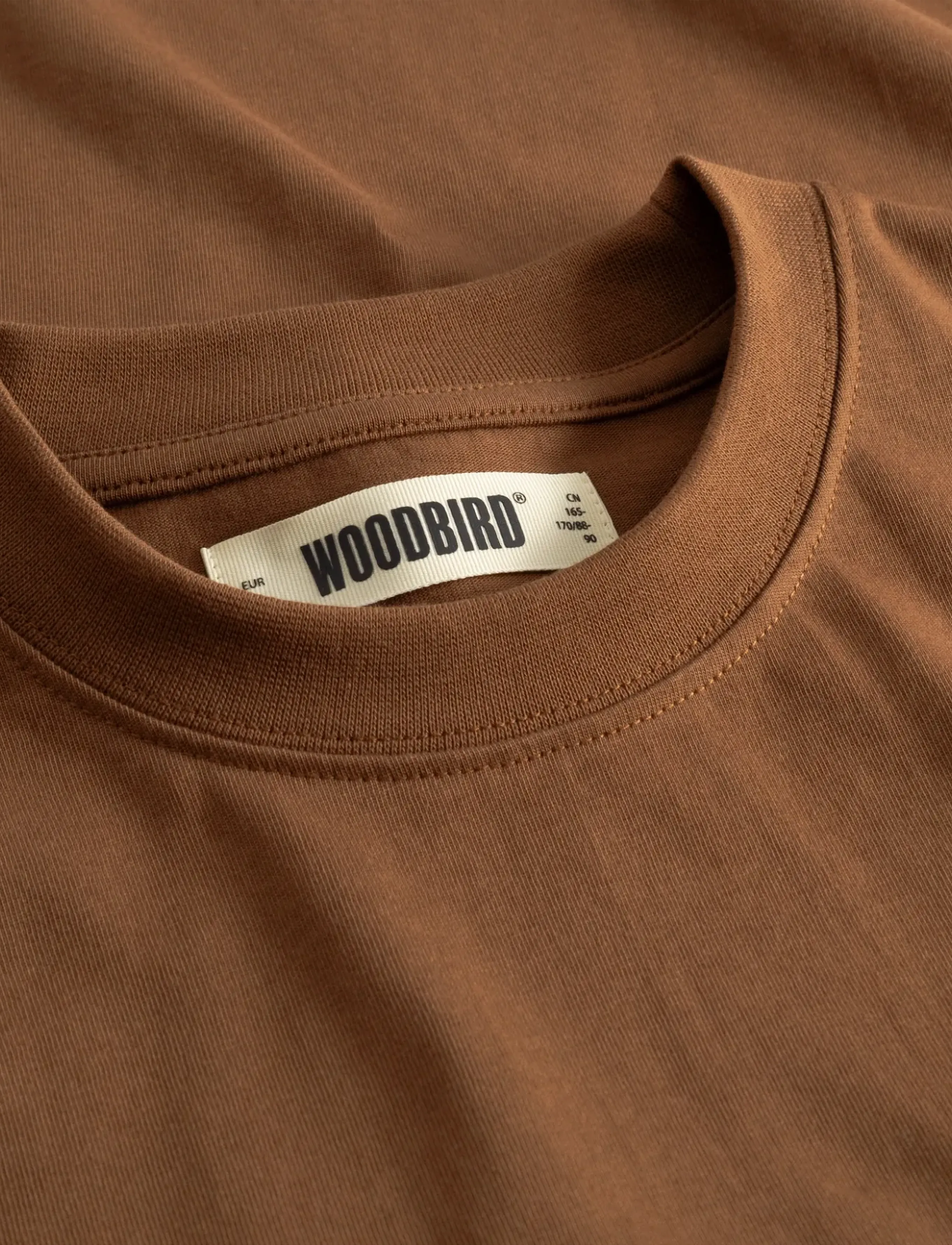 Woodbird - WBJoul L/S WB Tee - langærmede toppe - mid brown - 2
