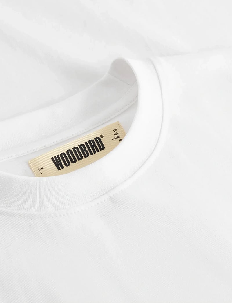 Woodbird - WBJoul L/S WB Tee - langärmlige tops - white - 2