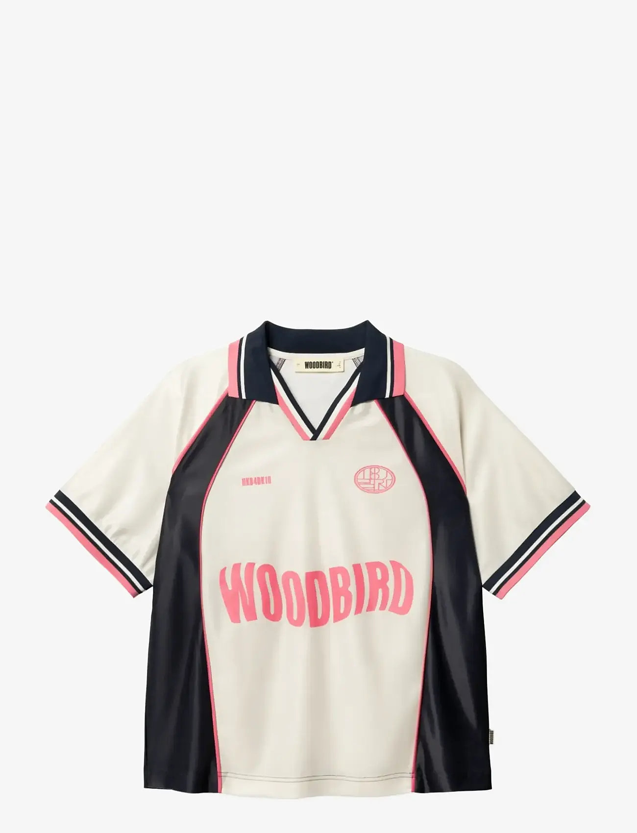 Woodbird - WBWaka S/S Sports Polo - poloshirts - off white-navy - 1