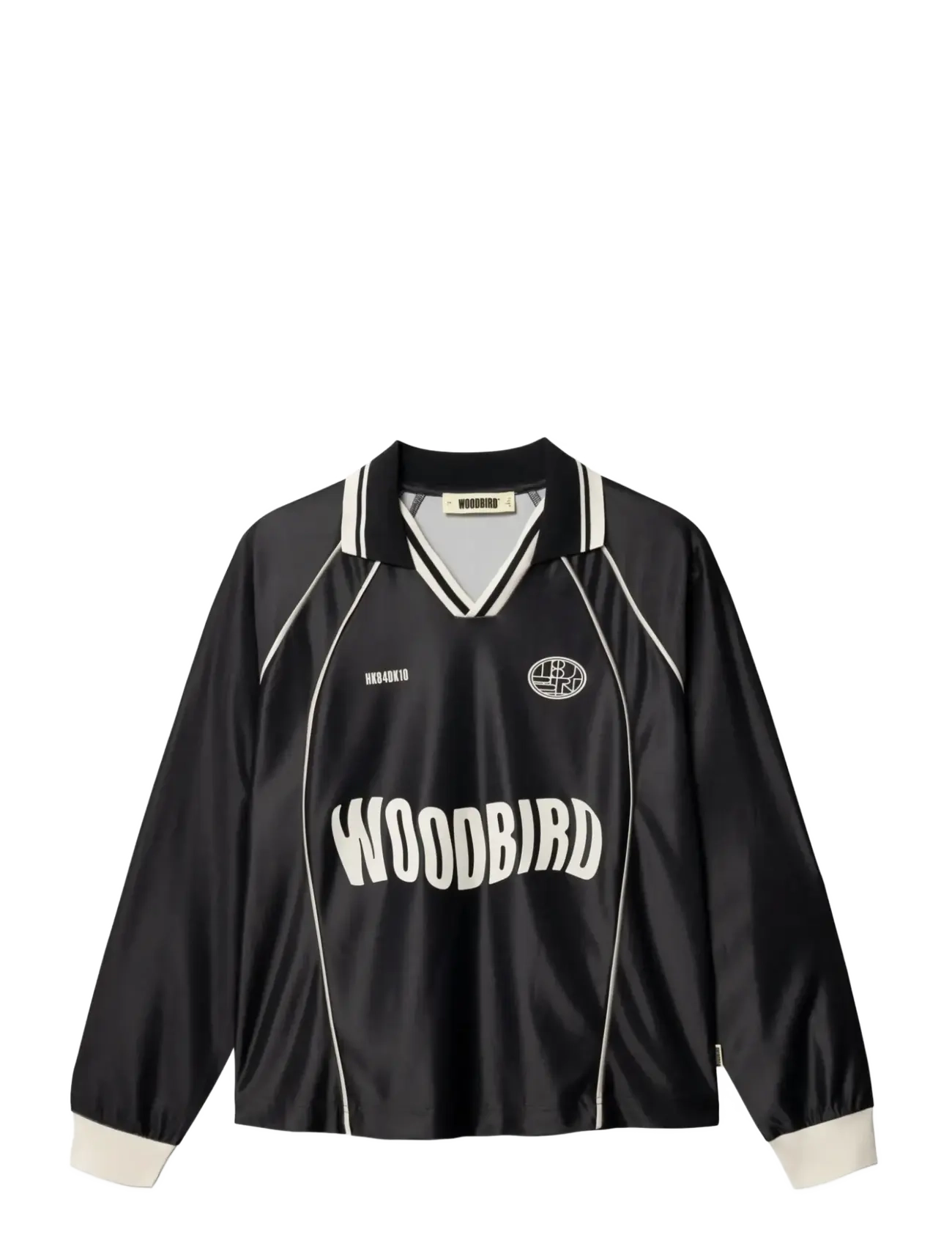 Woodbird WBWaka L/S Sports Polo - Transitional Layering - BLACK / black