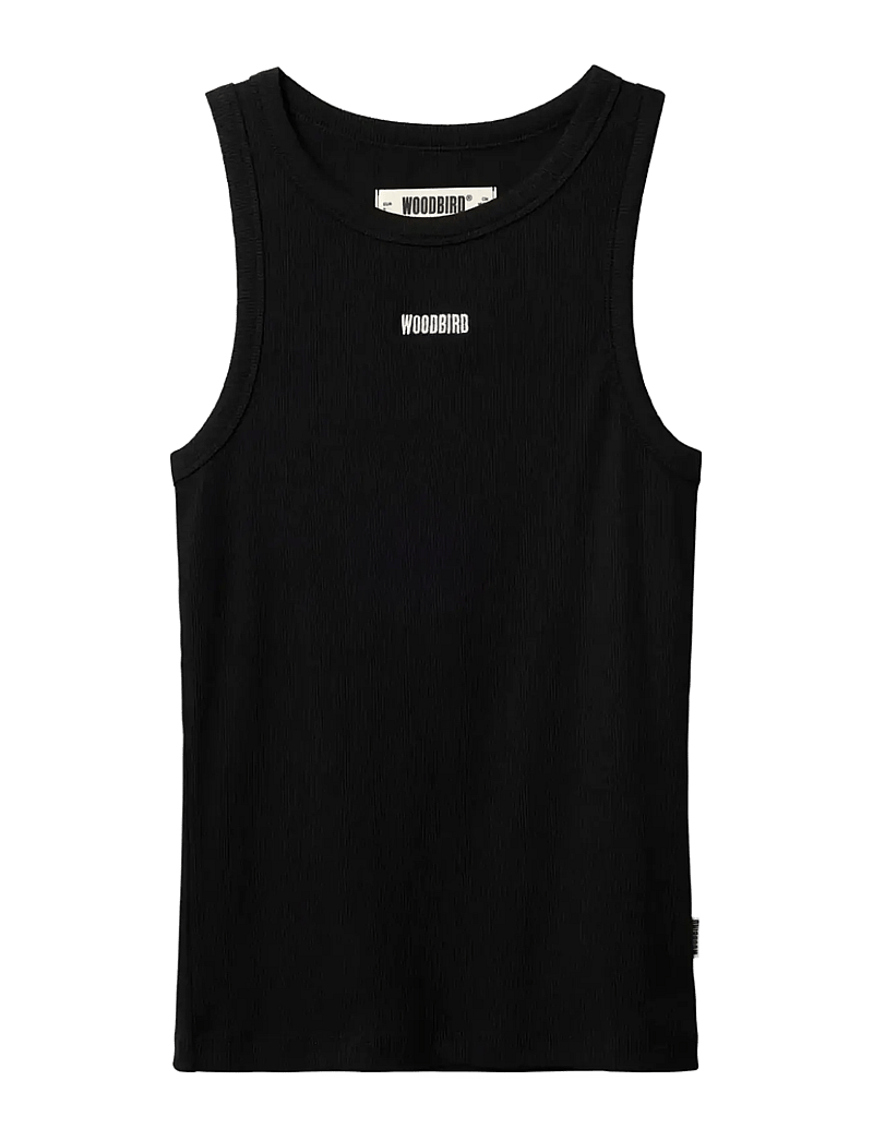 Woodbird - WBDee Rib Tank Top - Ärmellose tops - black - 0