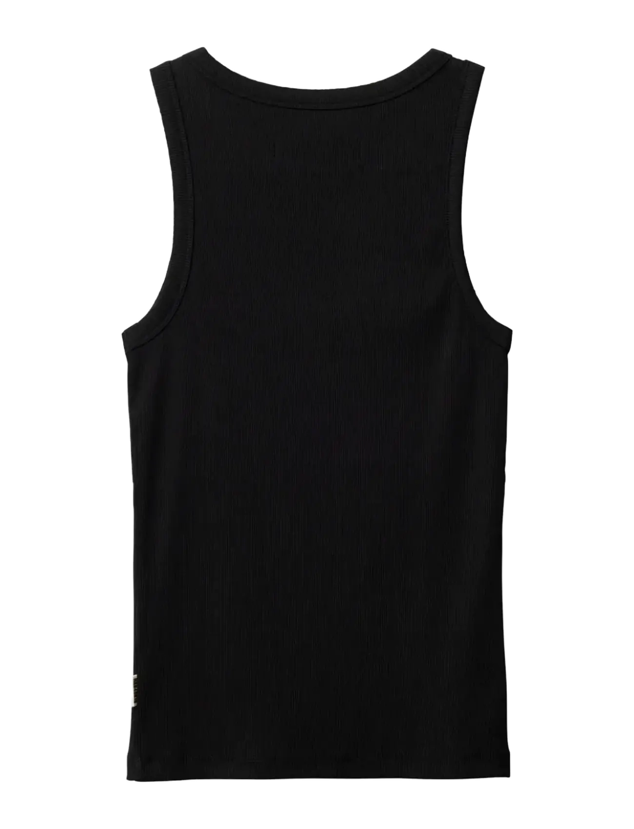 Woodbird - WBDee Rib Tank Top - linnen - black - 2