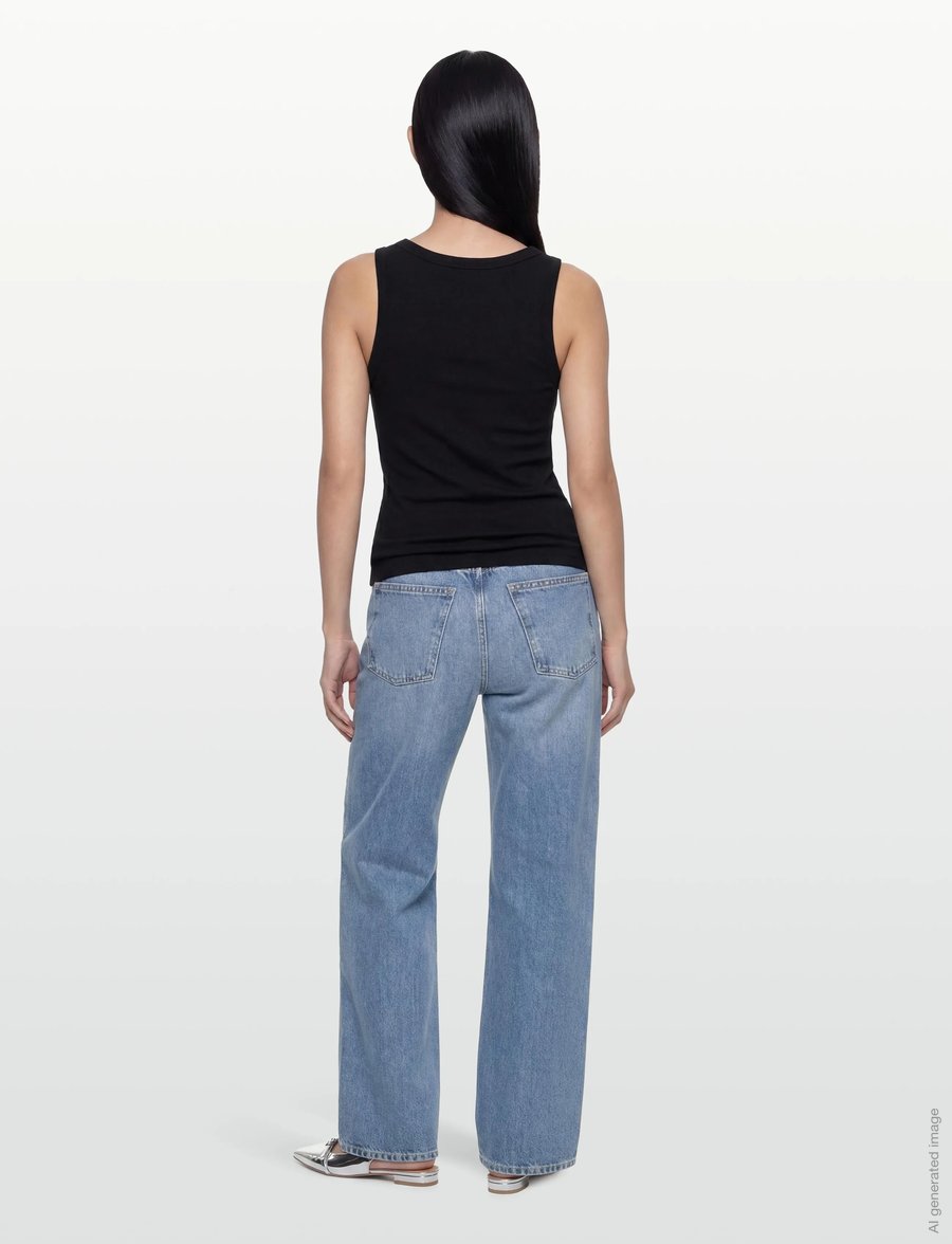 Woodbird - WBDee Rib Tank Top - Ärmellose tops - black - 4
