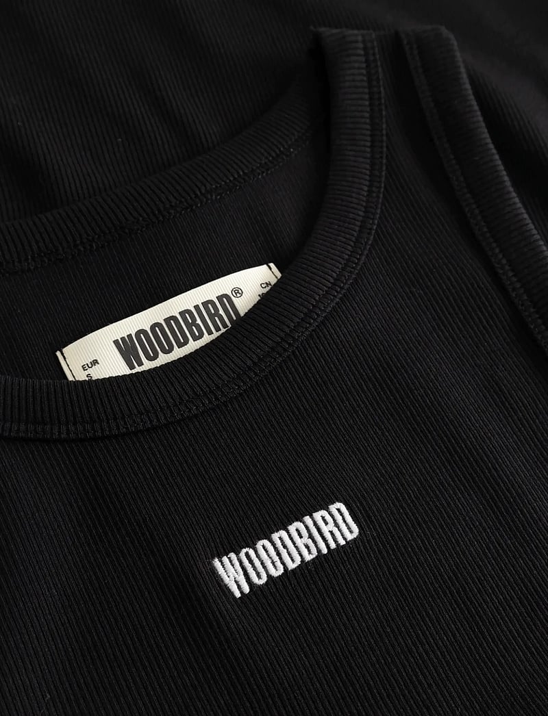 Woodbird - WBDee Rib Tank Top - Ärmellose tops - black - 2