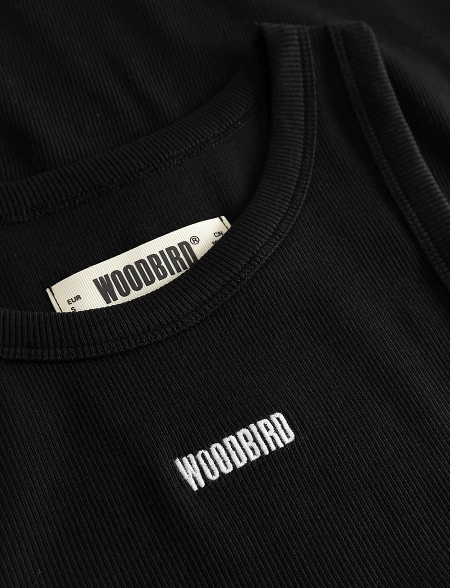 Woodbird - WBDee Rib Tank Top - Ärmellose tops - black - 5
