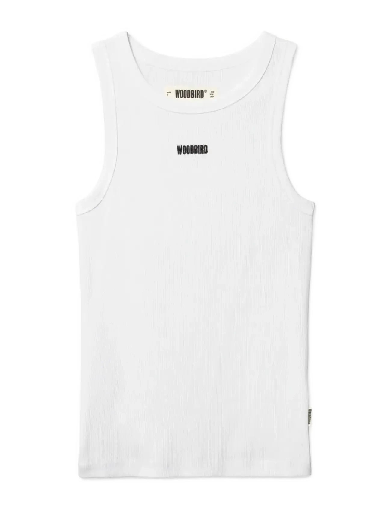 Woodbird WBDee Rib Tank Top - Kampagnen - WHITE / white