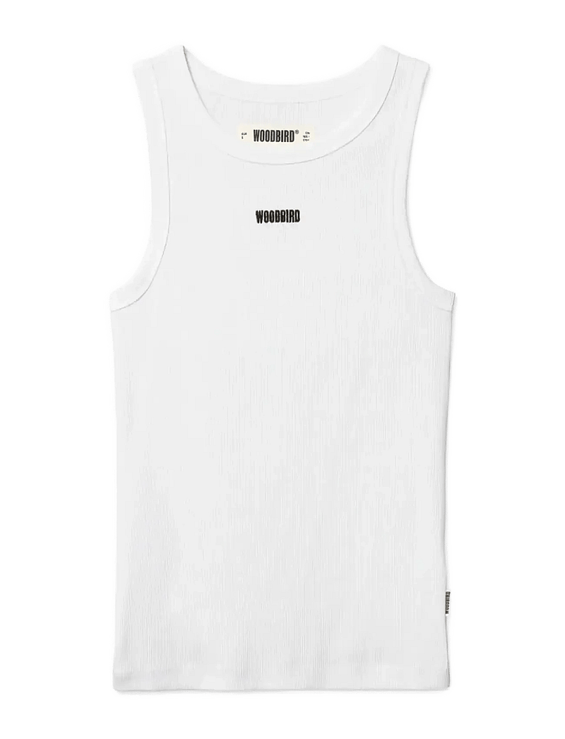 Woodbird - WBDee Rib Tank Top - Ärmellose tops - white - 1