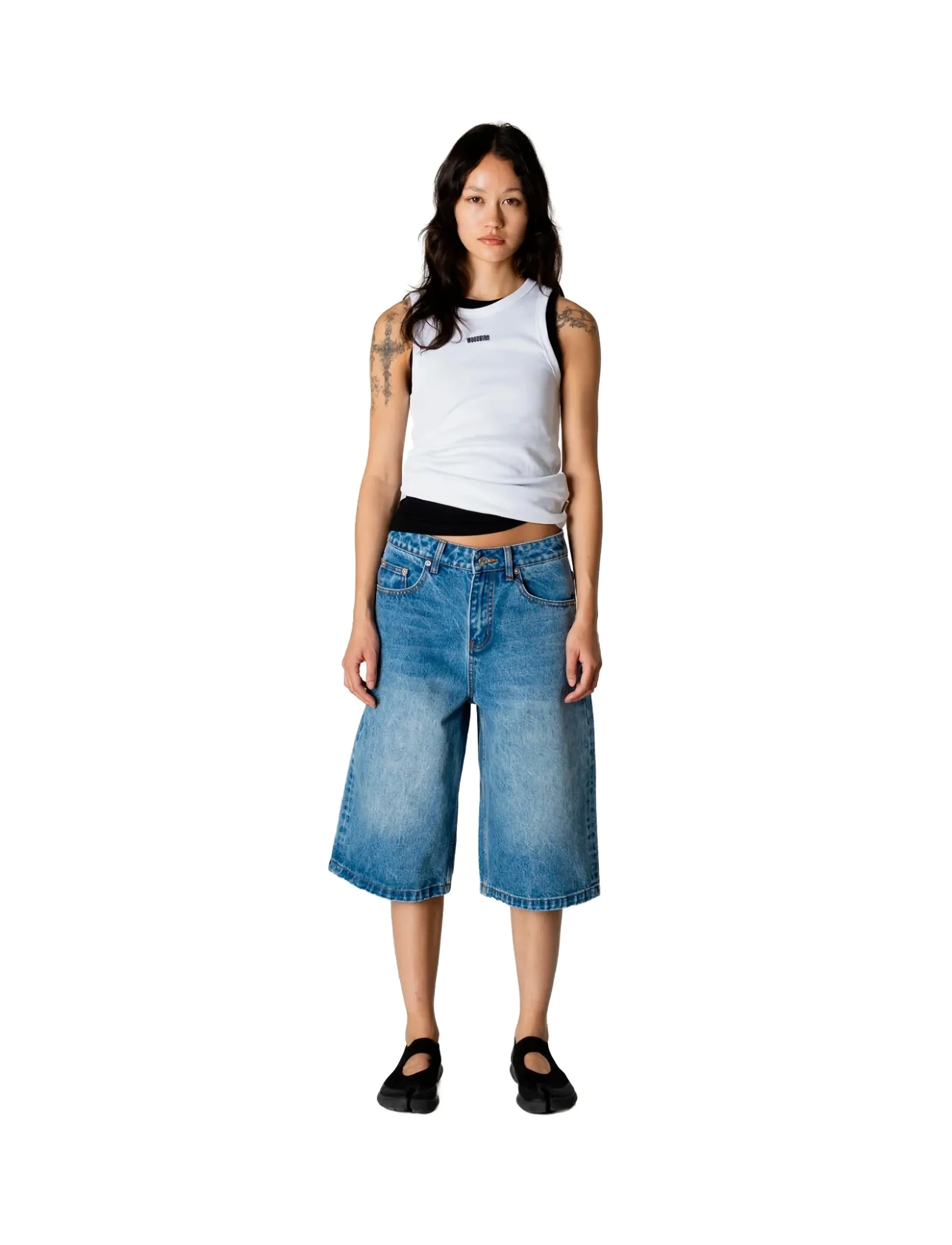 Woodbird WBDee Rib Tank Top - T-shirts & Toppar - WHITE / white