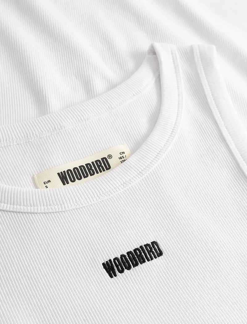 Woodbird - WBDee Rib Tank Top - Ärmellose tops - white - 5