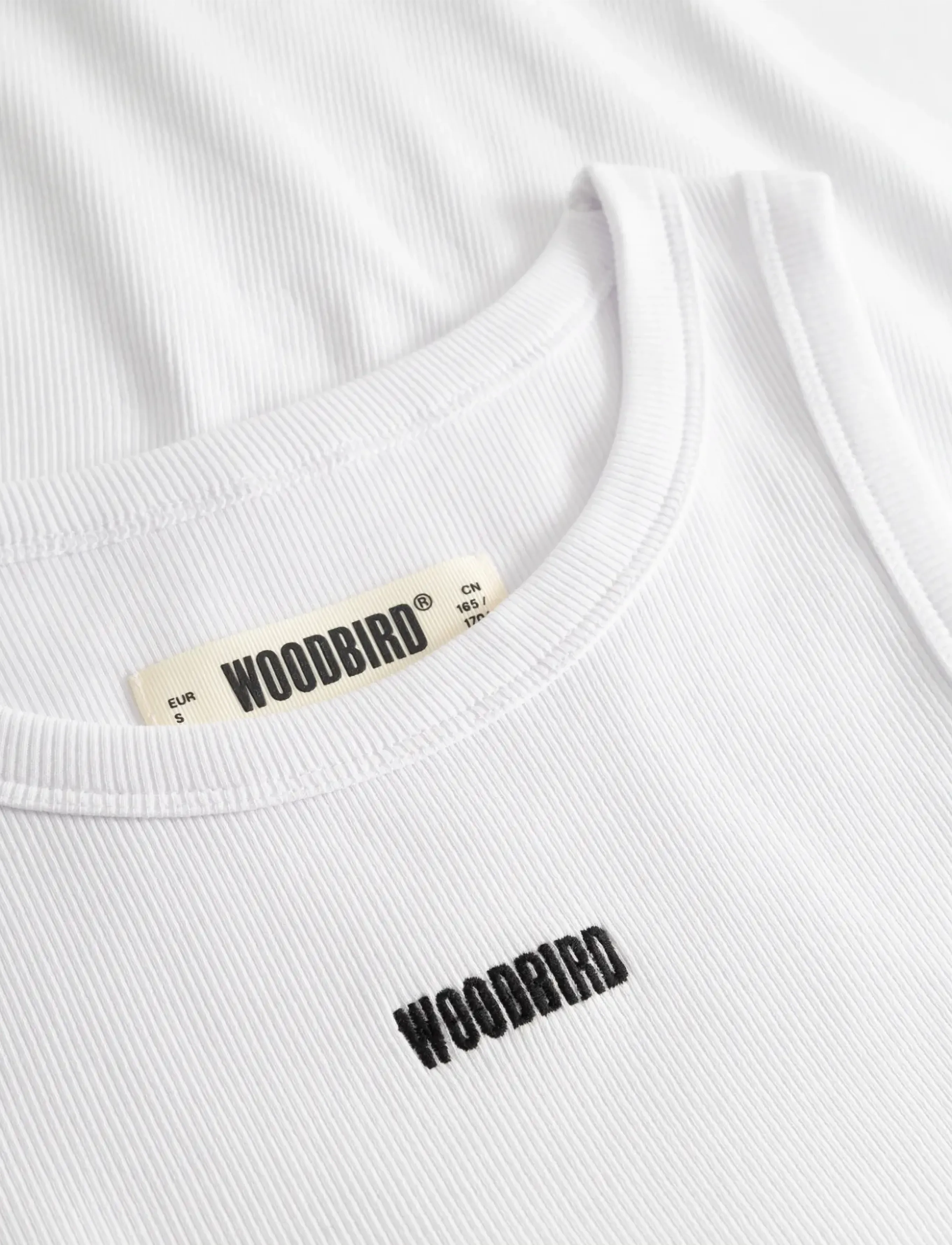 Woodbird - WBDee Rib Tank Top - topid ja varrukateta alussärgid - white - 5