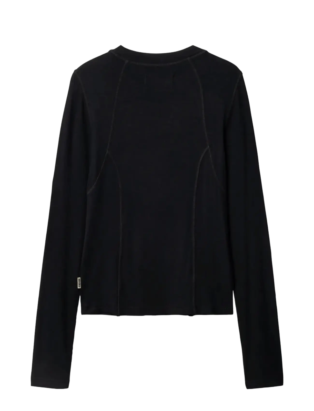 Woodbird - WBXao L/S Tee - långärmade toppar - black - 2