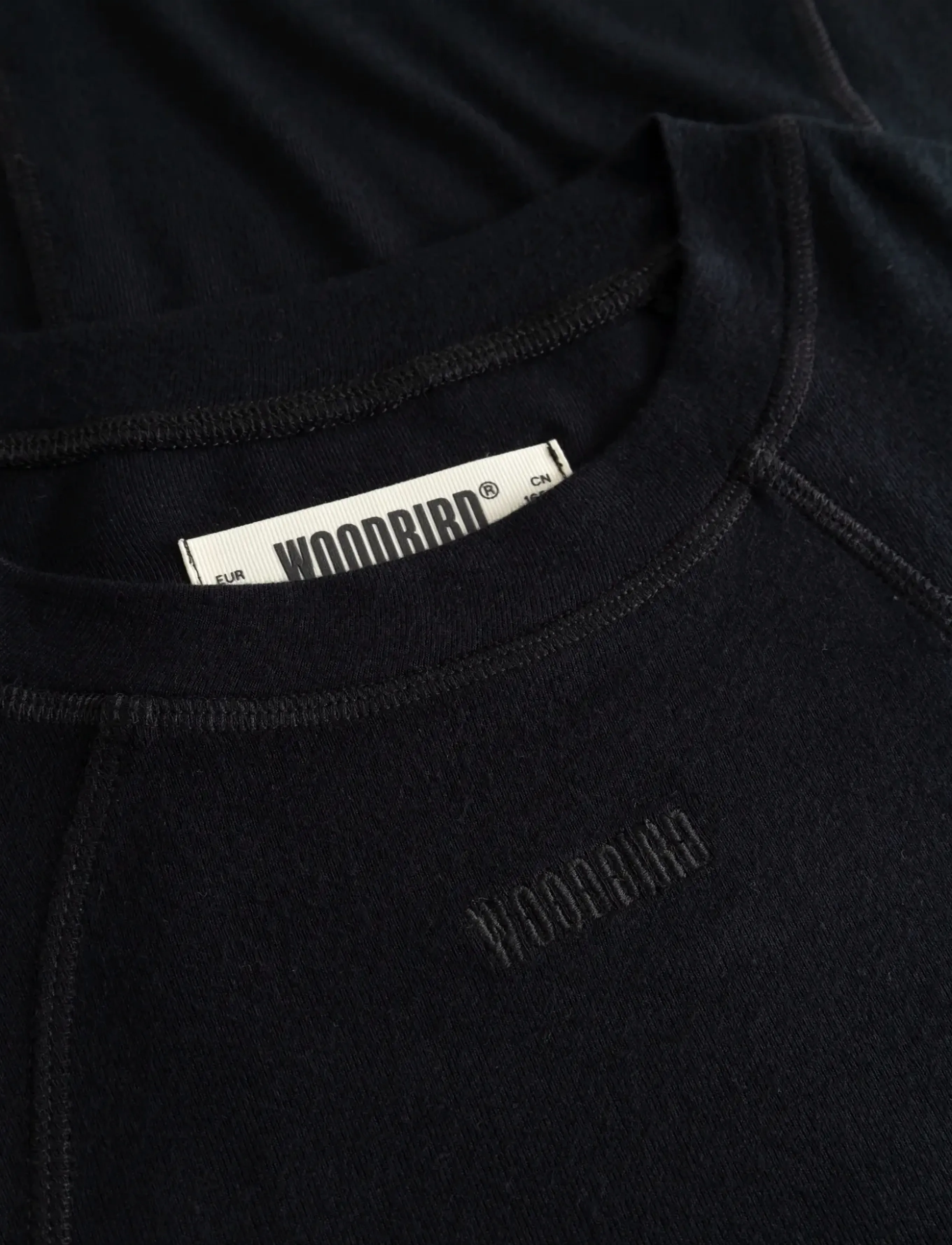 Woodbird - WBXao L/S Tee - långärmade toppar - black - 5