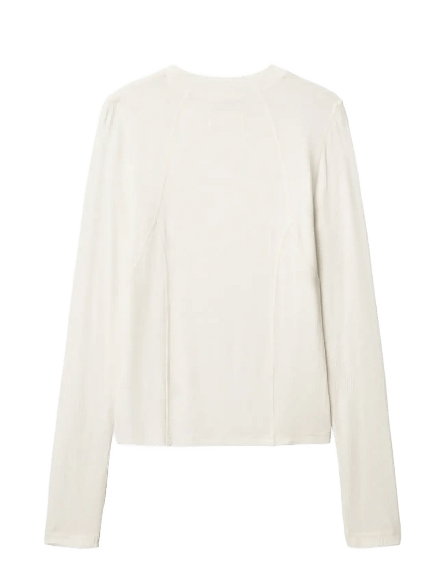 Woodbird - WBXao L/S Tee - långärmade toppar - off white - 2