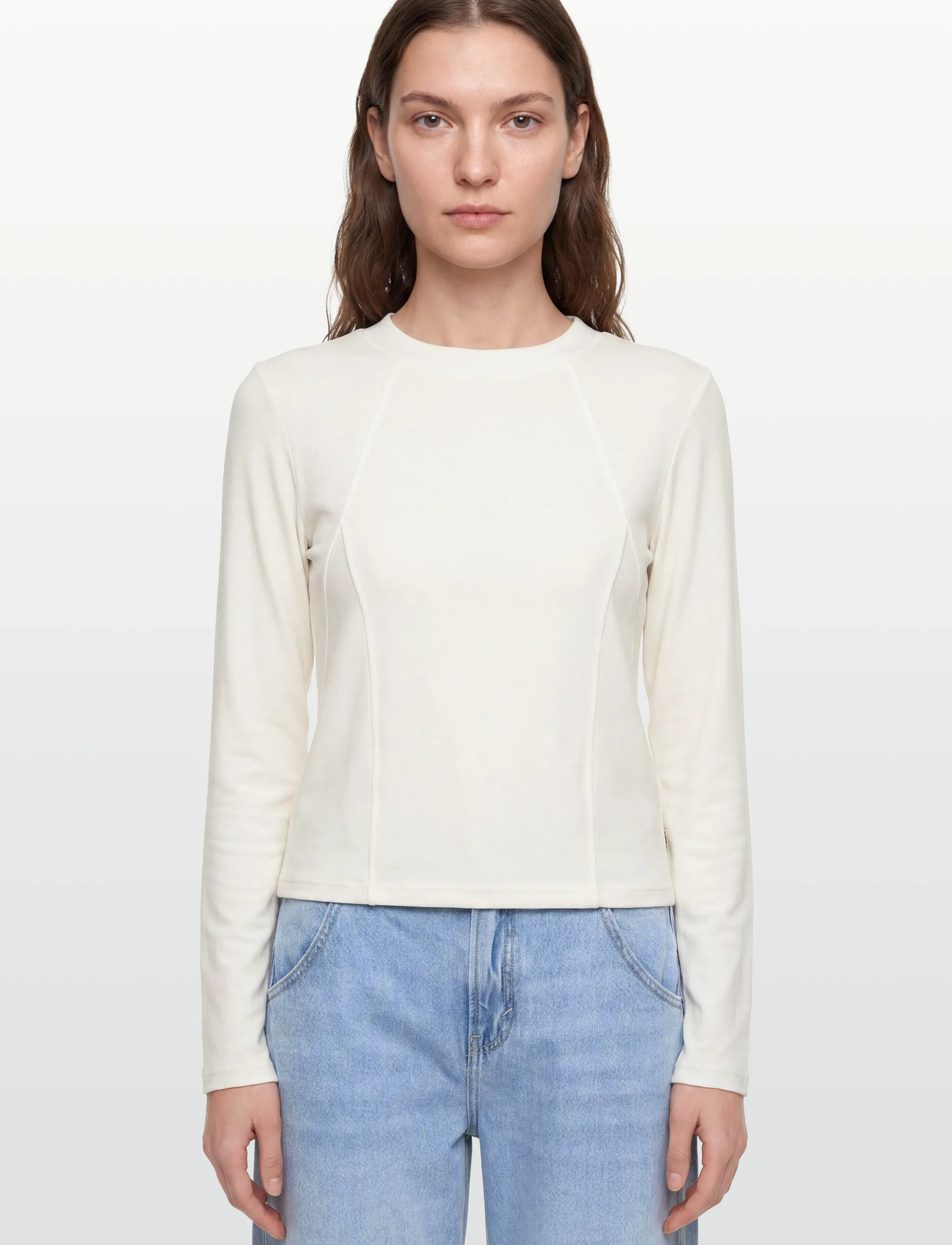 Woodbird - WBXao L/S Tee - pikkade varrukatega alussärgid - off white - 3