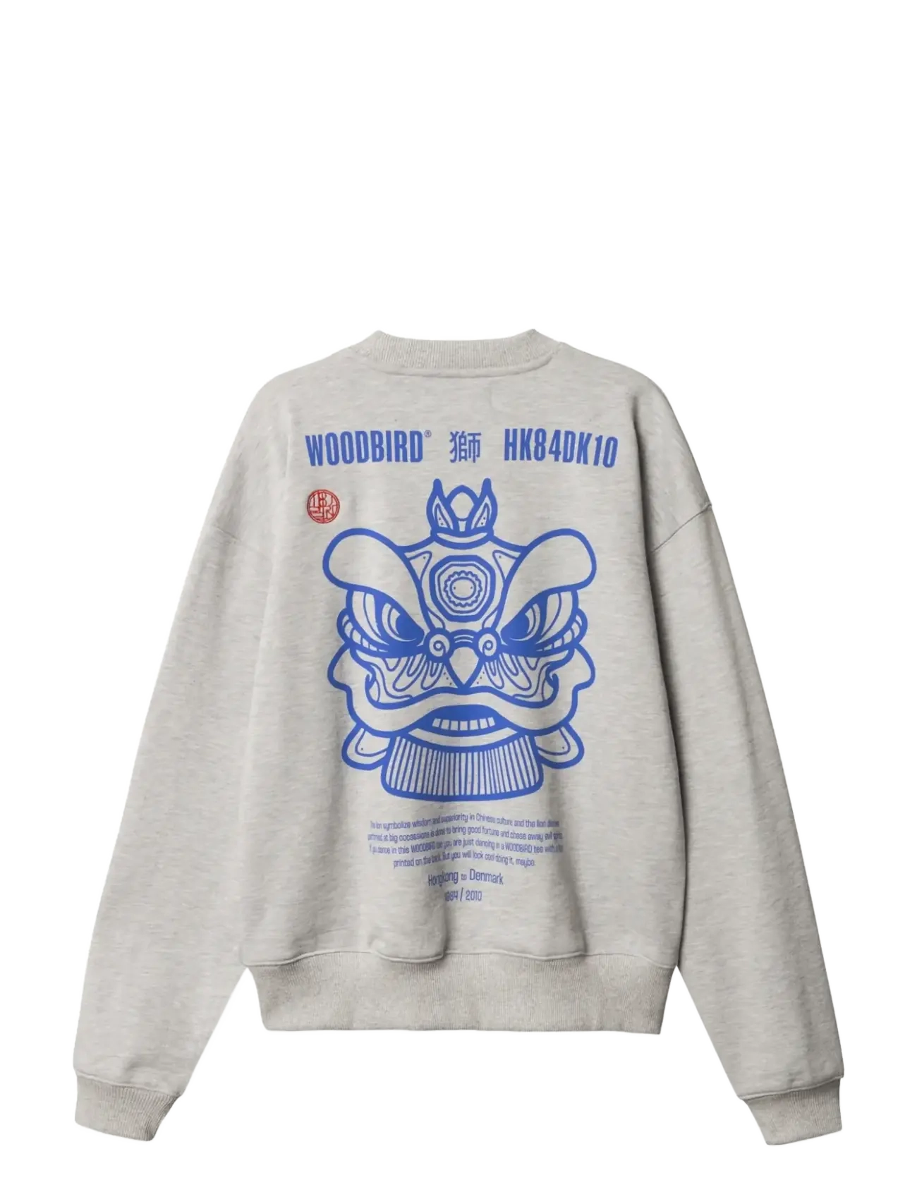 Woodbird - WBCupe Lion Crew - dressipluusid - light grey melange - 2