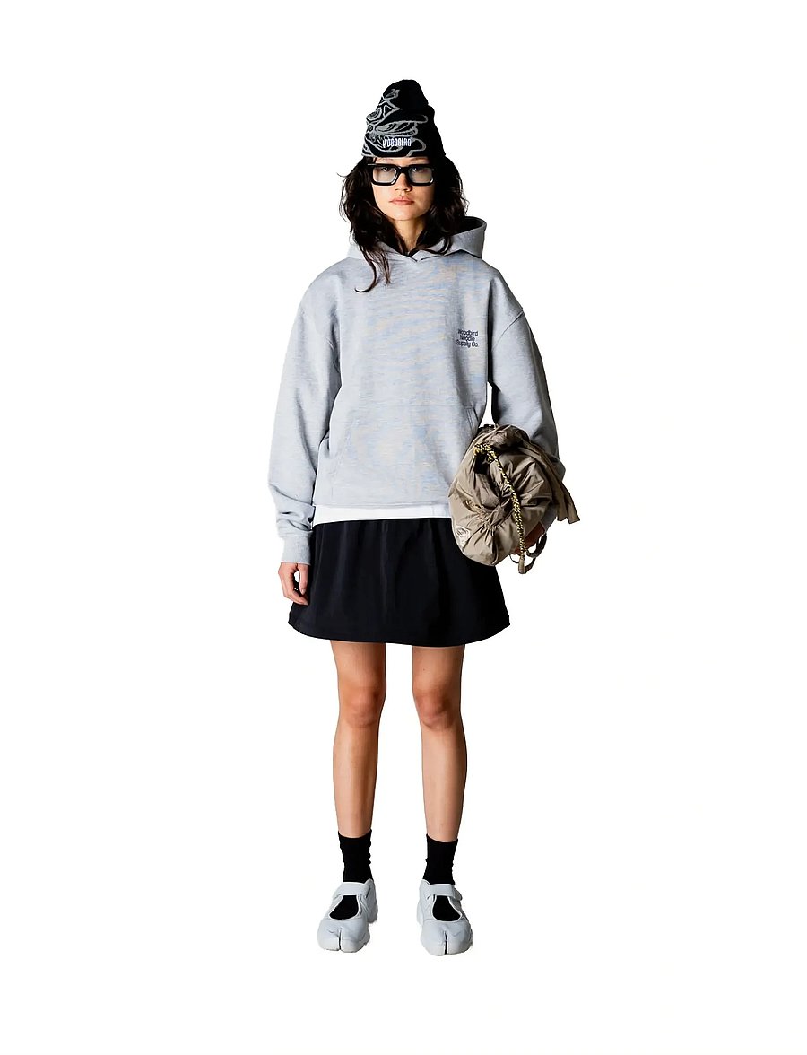 Woodbird - WBHarper Supply Hoodie - hoodies - light grey melange - 0