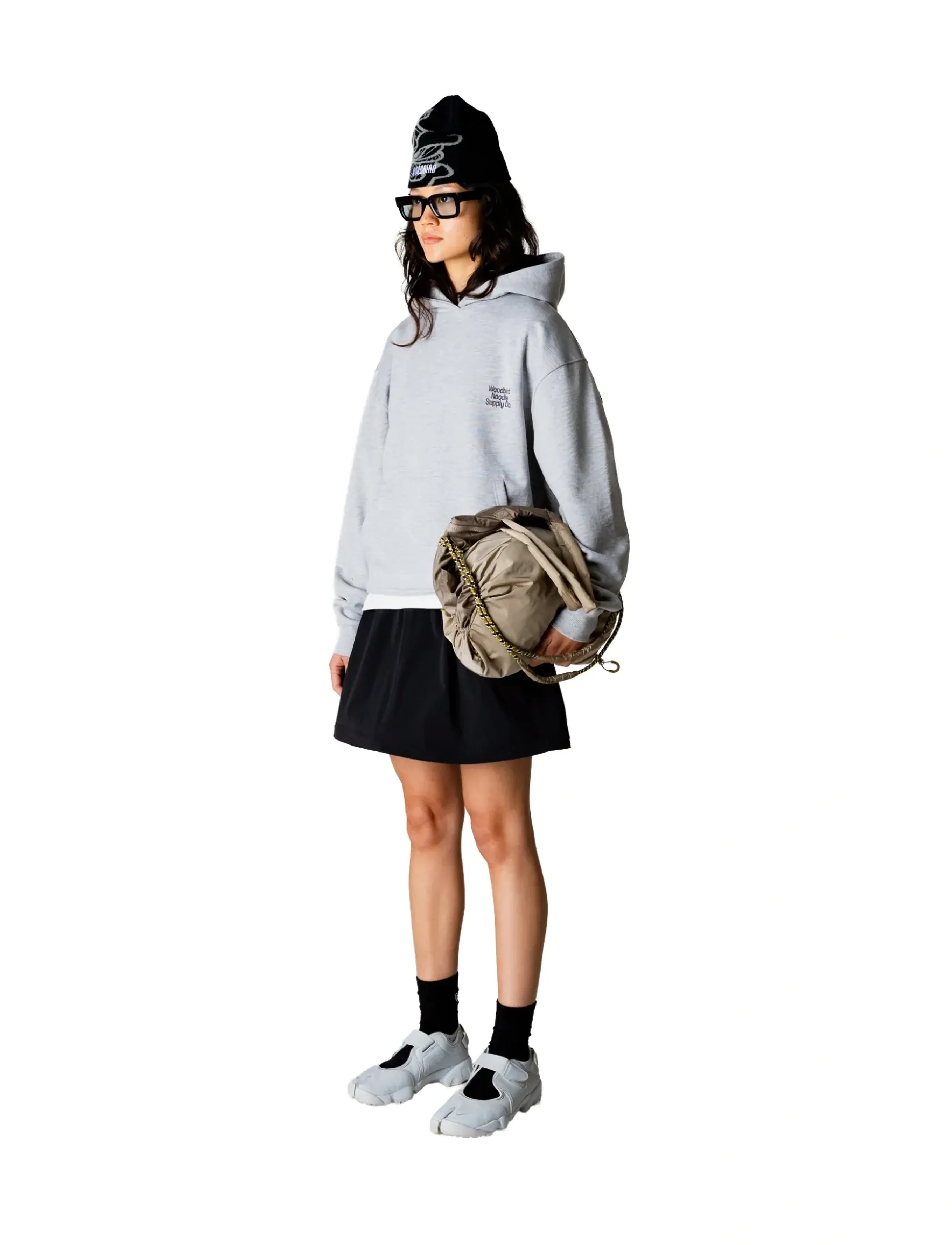Woodbird - WBHarper Supply Hoodie - hættetrøjer - light grey melange - 3