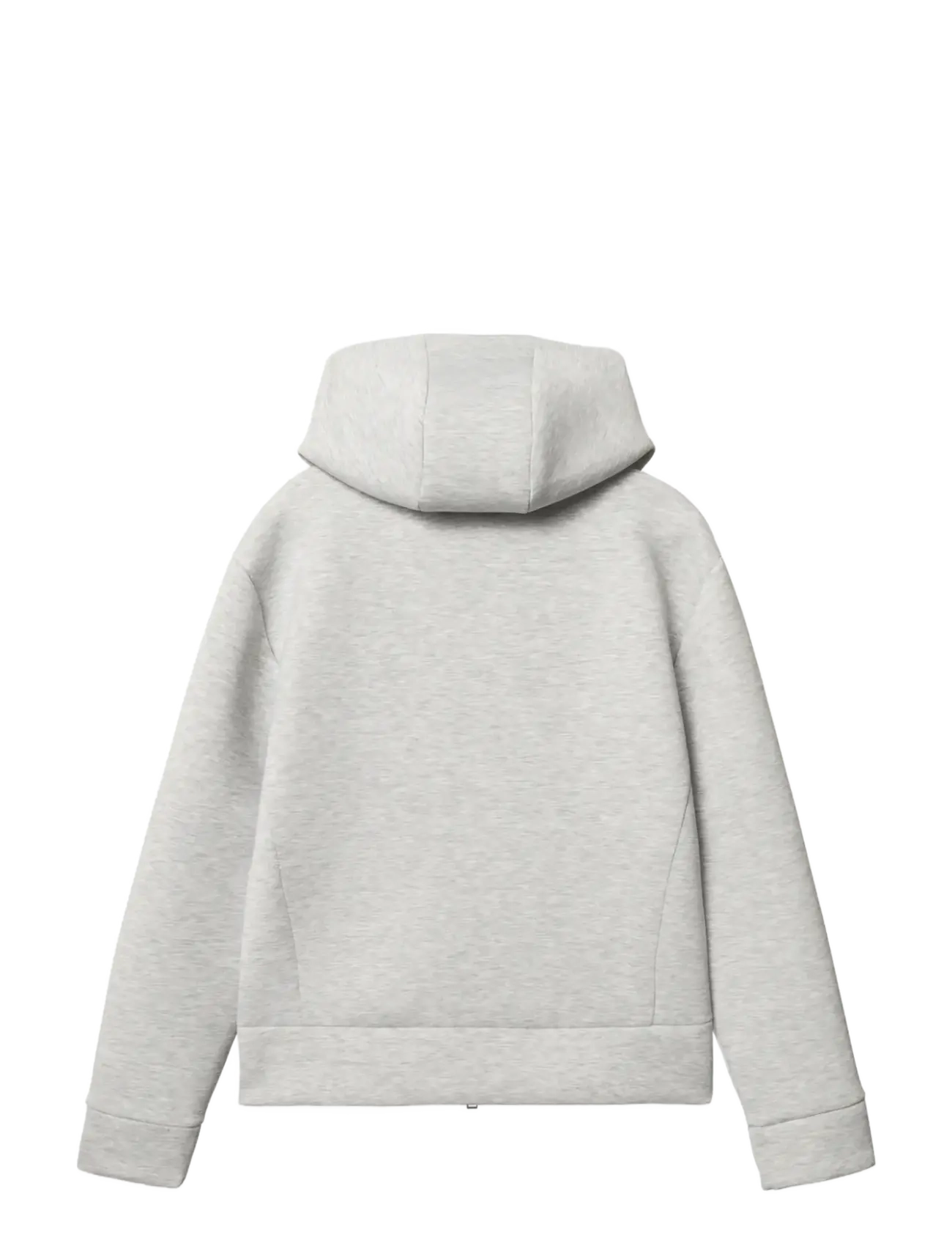 Woodbird - WBWuji Scuba Zip Hoodie - hættetrøjer - light grey melange - 2