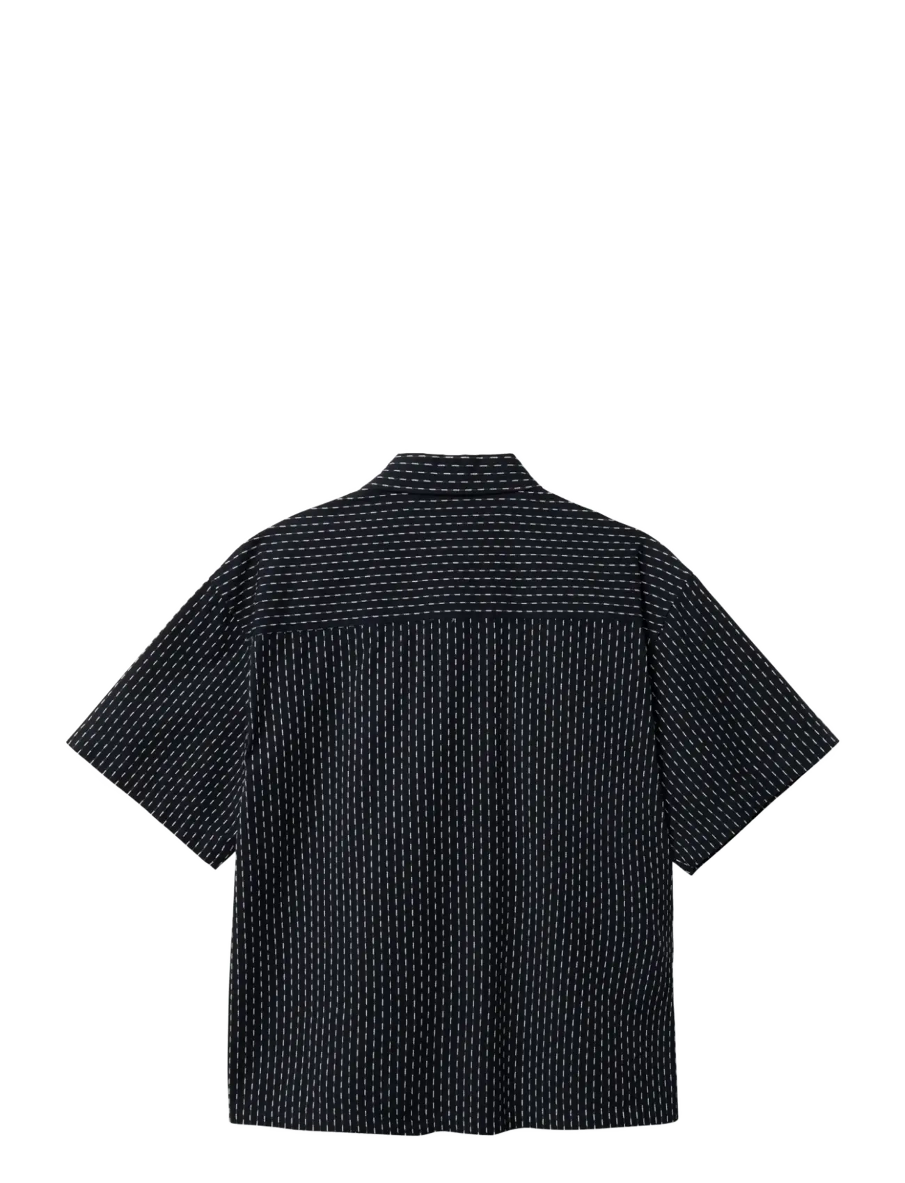Woodbird - WBLuna Shiko Shirt - kortærmede skjorter - dark navy - 2