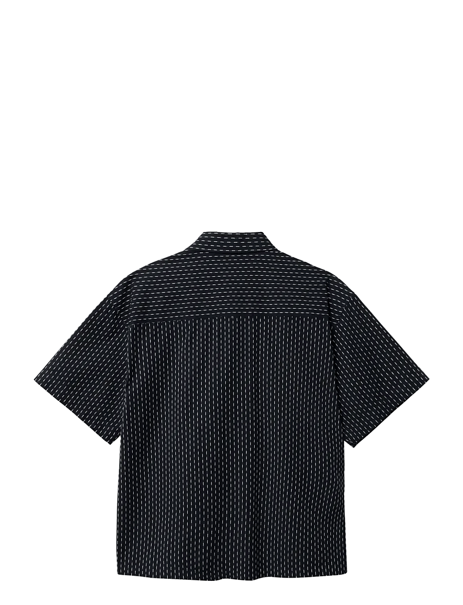 Woodbird - WBLuna Shiko Shirt - marškiniai trumpomis rankovėmis - dark navy - 2