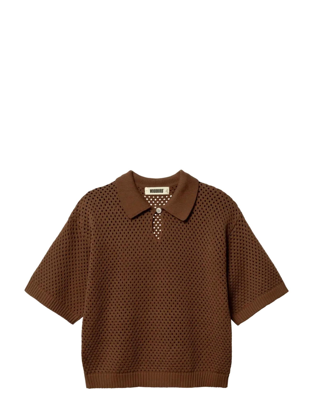 Woodbird WBDashy Crade Polo - Laatste wijziging - MID BROWN / brown