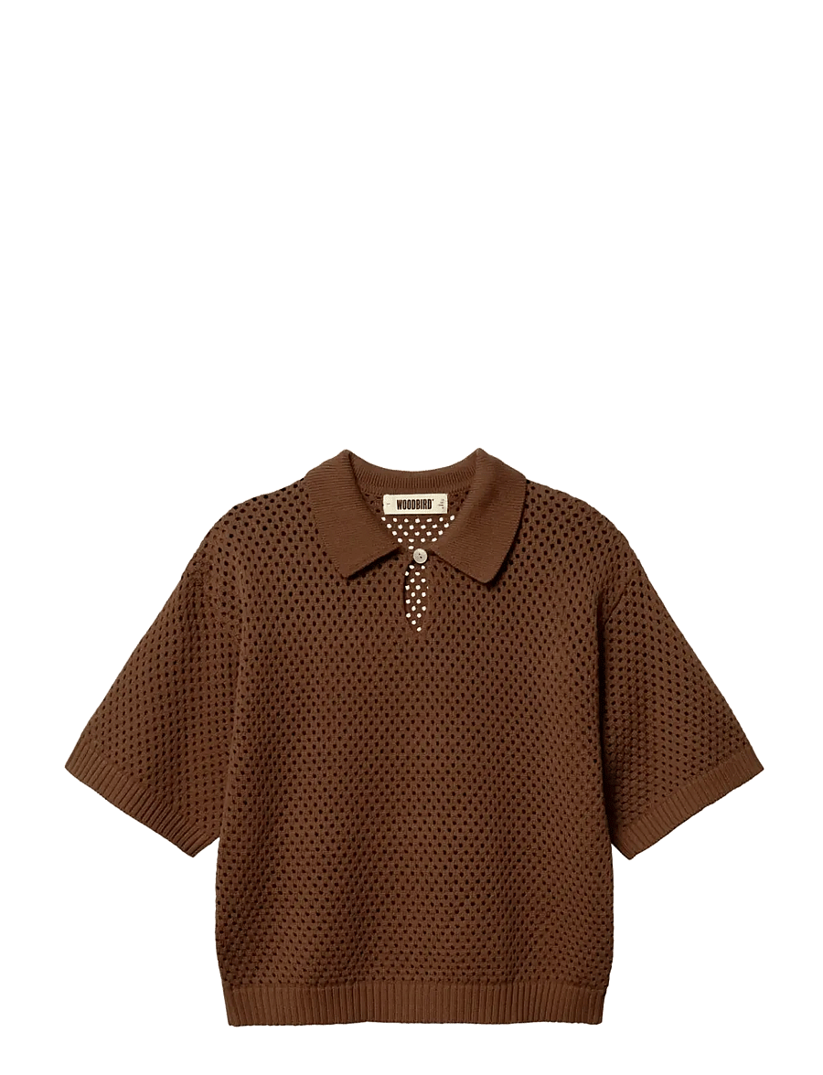 Woodbird - WBDashy Crade Polo - pikéer - mid brown - 1