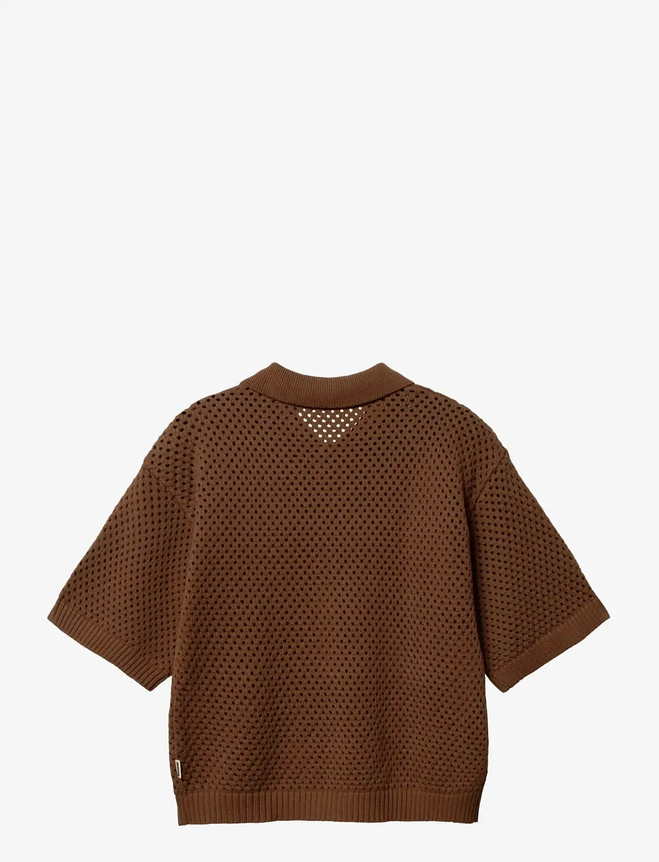 Woodbird - WBDashy Crade Polo - poloshirts - mid brown - 1