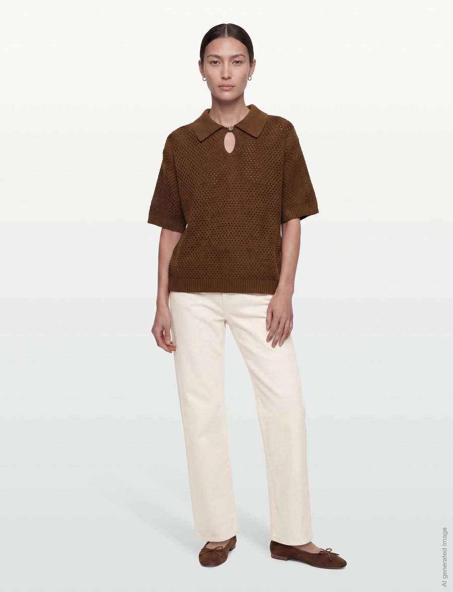 Woodbird - WBDashy Crade Polo - pikéer - mid brown - 0