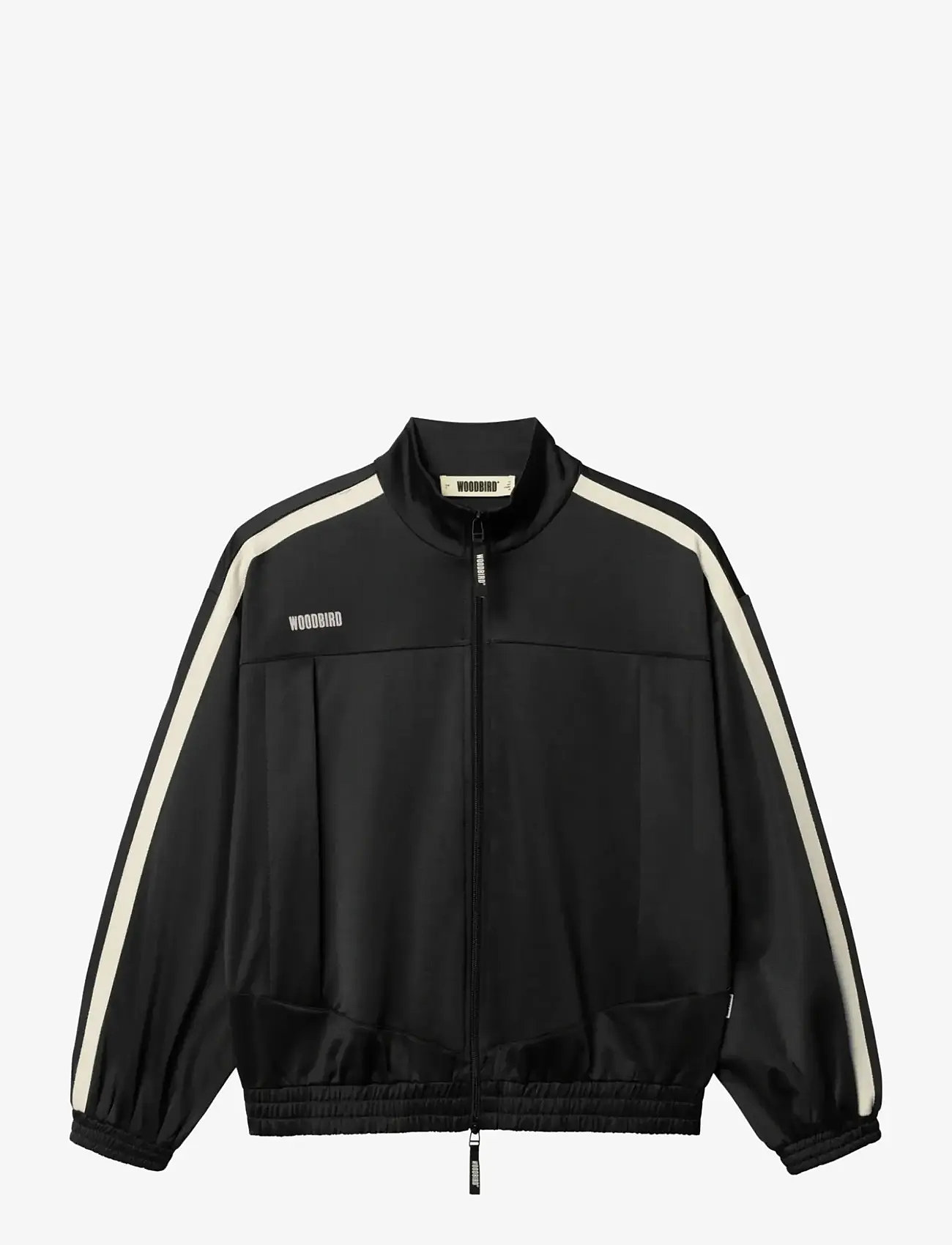 Woodbird - WBPoke Track Jacket - vahekihina kantavad jakid - black - 0