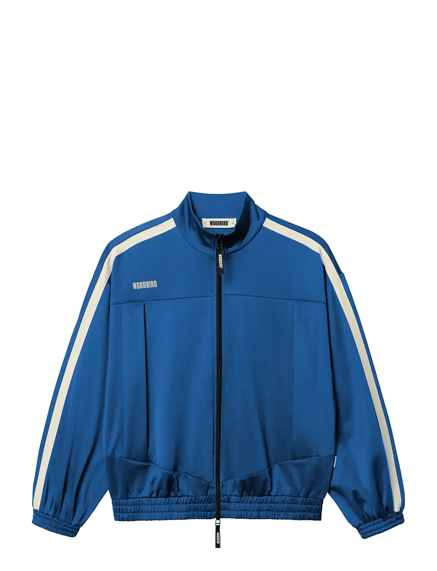 Woodbird - WBPoke Track Jacket - fleece & mellanlager - cobalt blue - 1