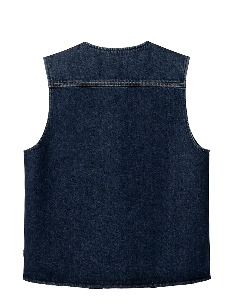 Woodbird - WBRachel 90's Denim Vest - jeansvästar - dark blue - 2