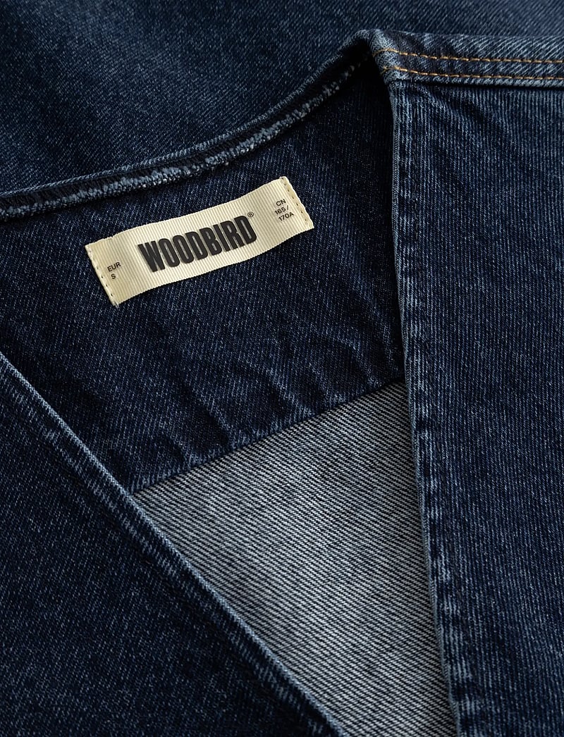 Woodbird - WBRachel 90's Denim Vest - jeansvästar - dark blue - 5