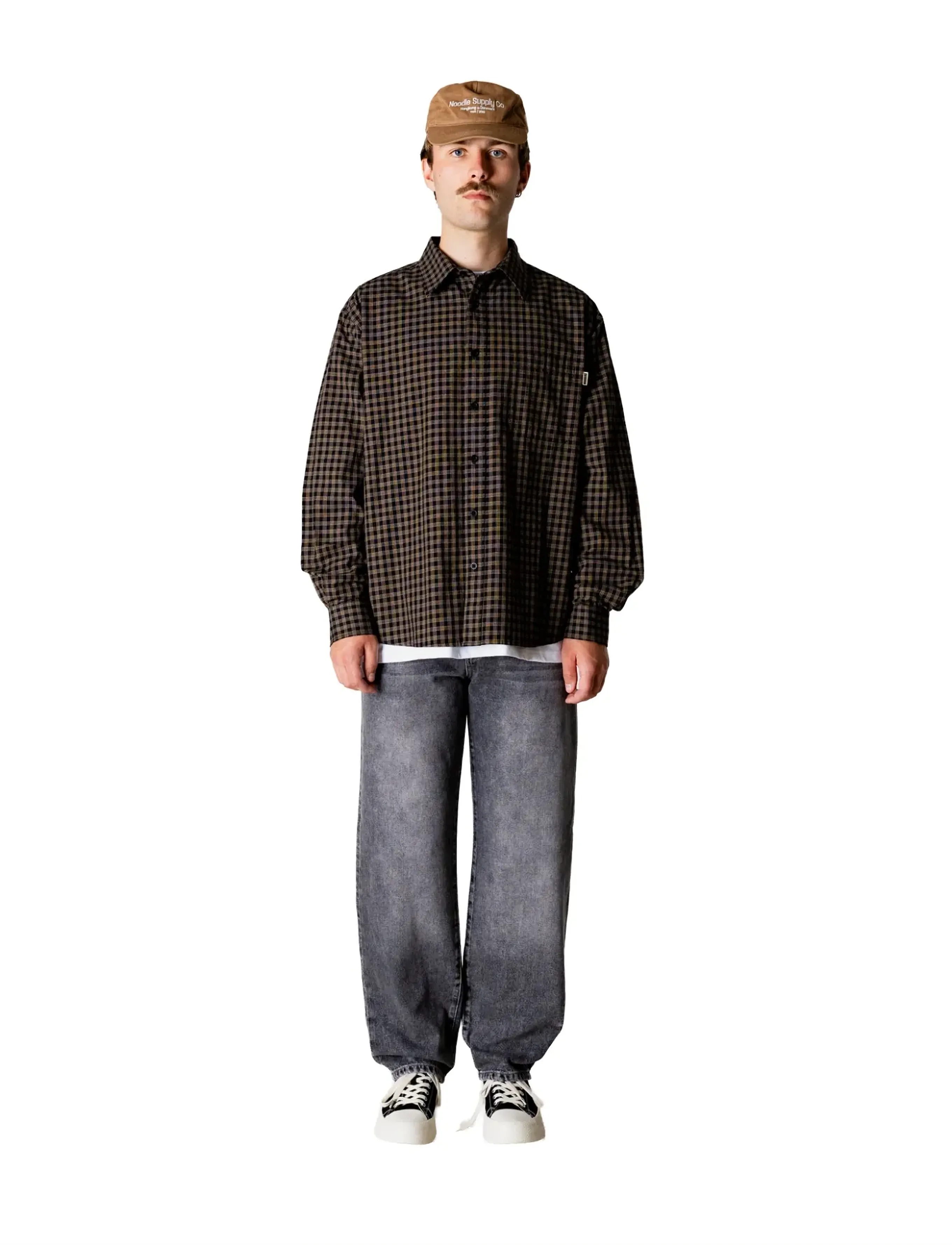 Woodbird WBLeroy Grey Jeans - Loose jeans - WASHED GREY / grey