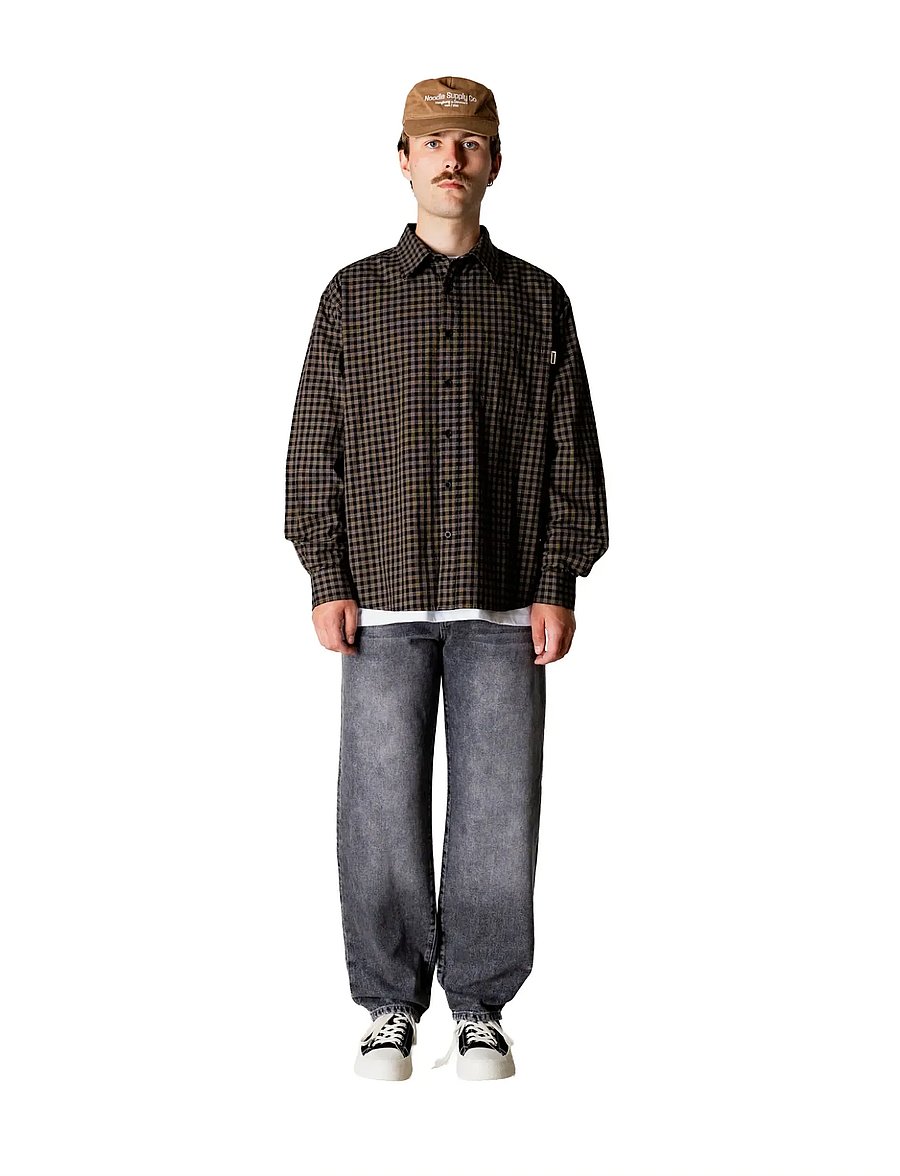 Woodbird - WBLeroy Grey Jeans - tapered jeans - washed grey - 0