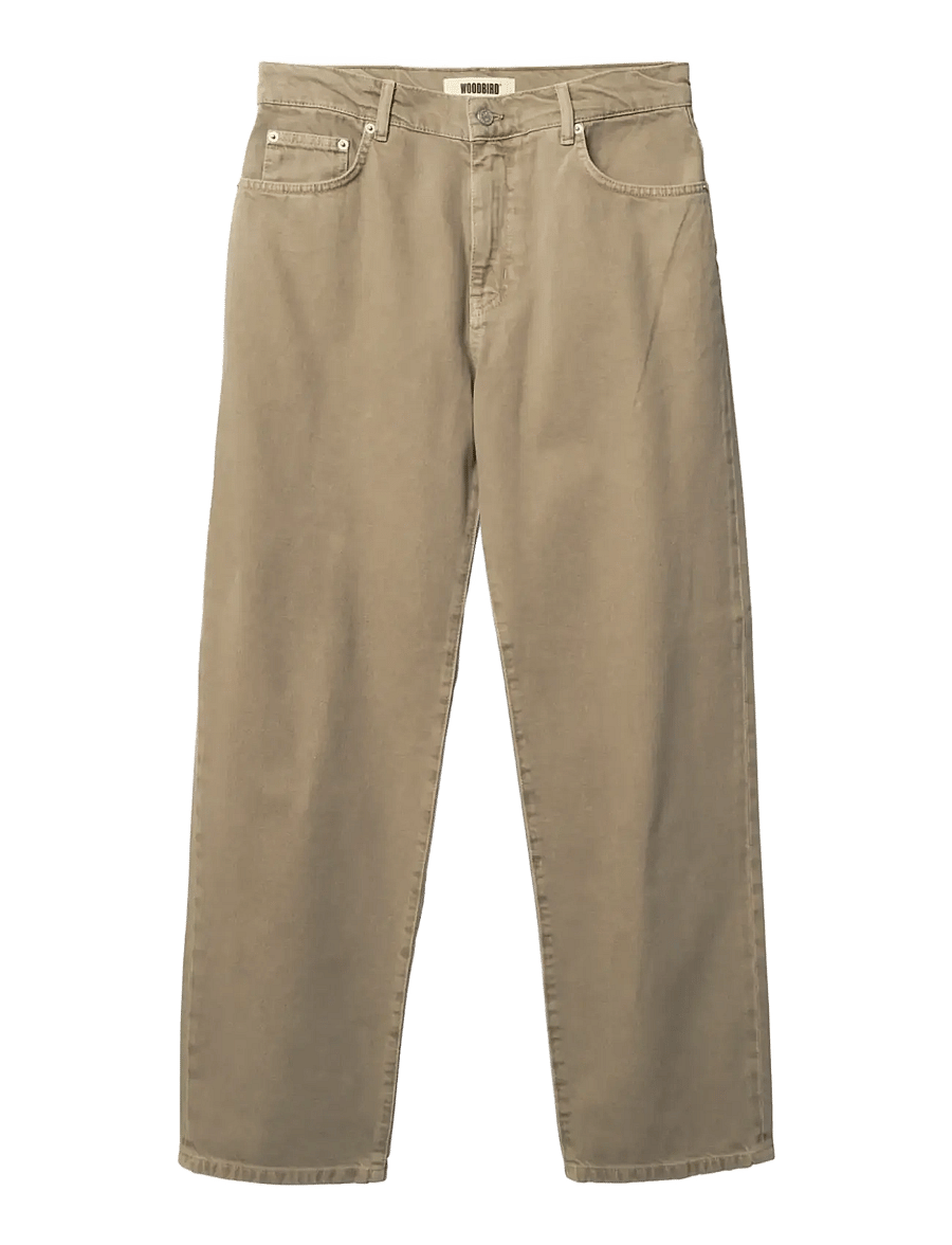 Woodbird - WBLeroy Base Jeans - alt kitsenevad teksad - sand - 1
