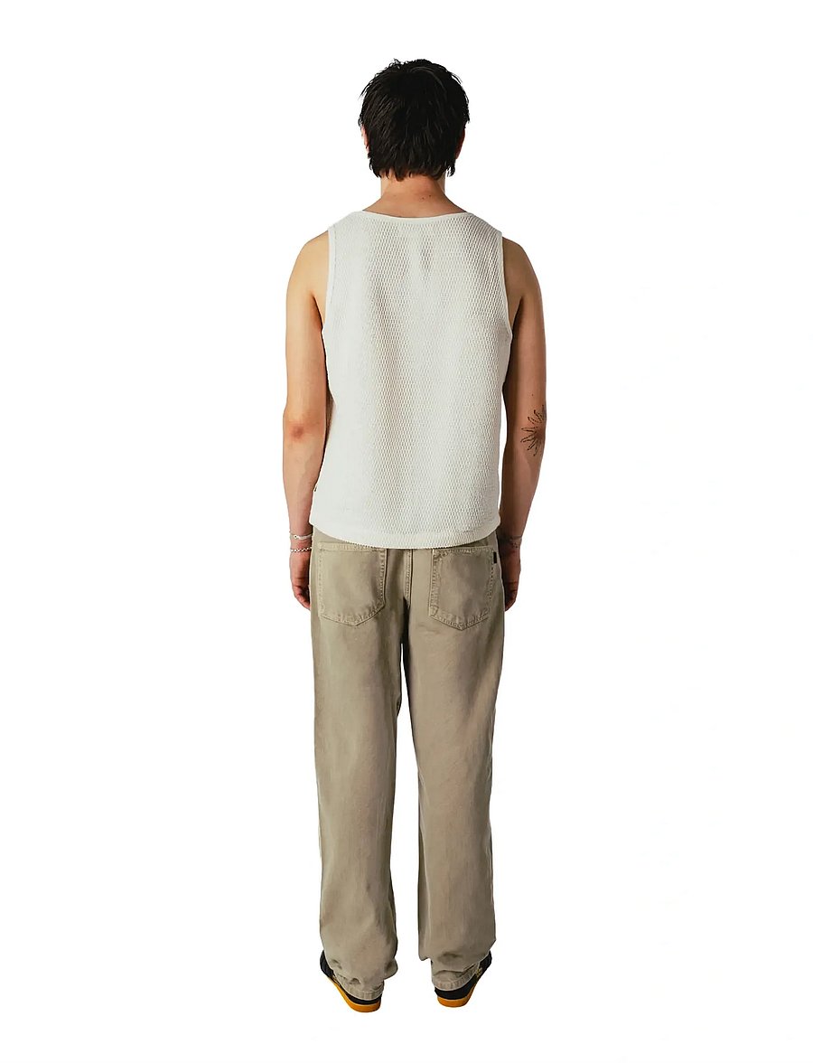 Woodbird - WBLeroy Base Jeans - alt kitsenevad teksad - sand - 4