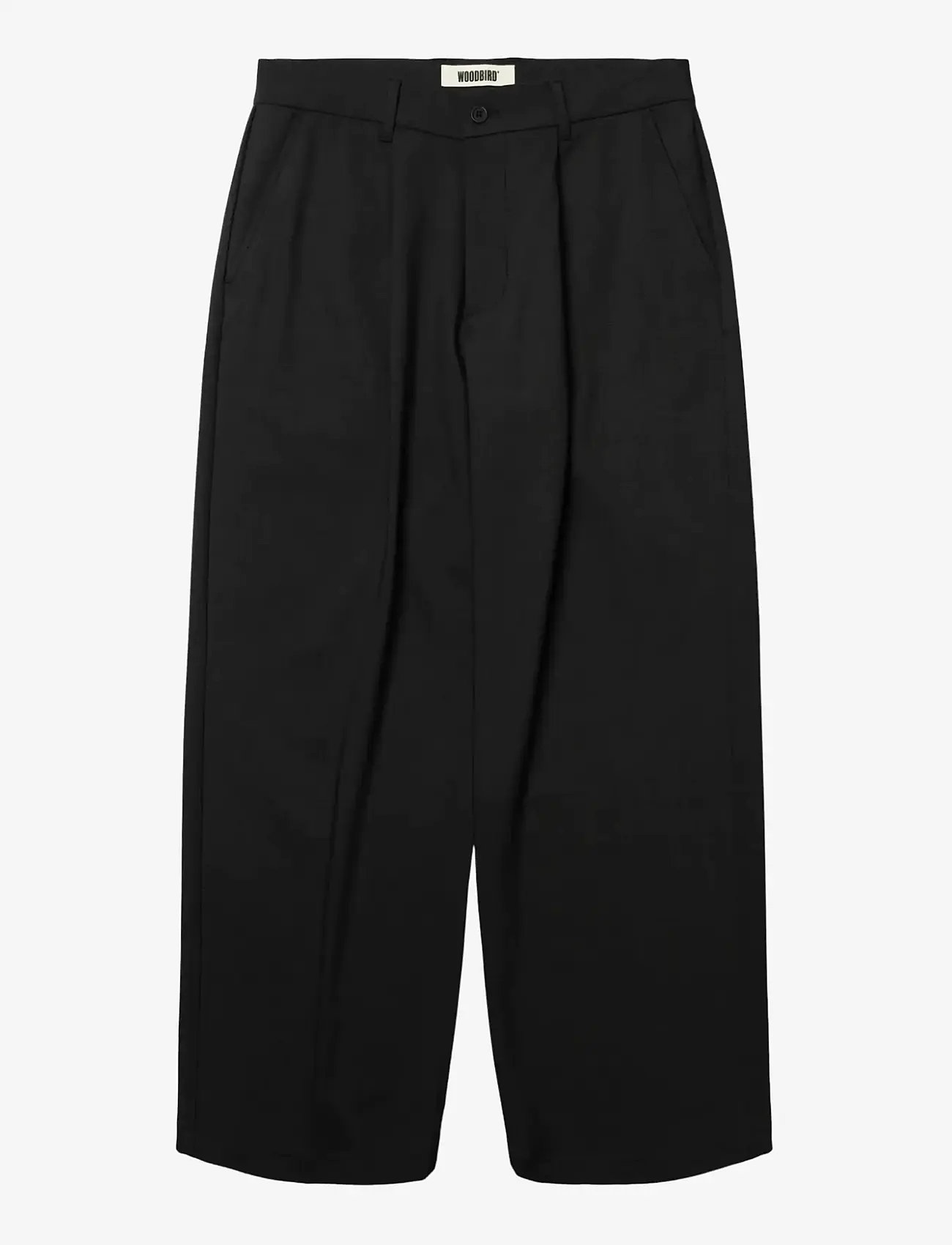 Woodbird - WBBin Guan Pants - anzugshosen - black - 1
