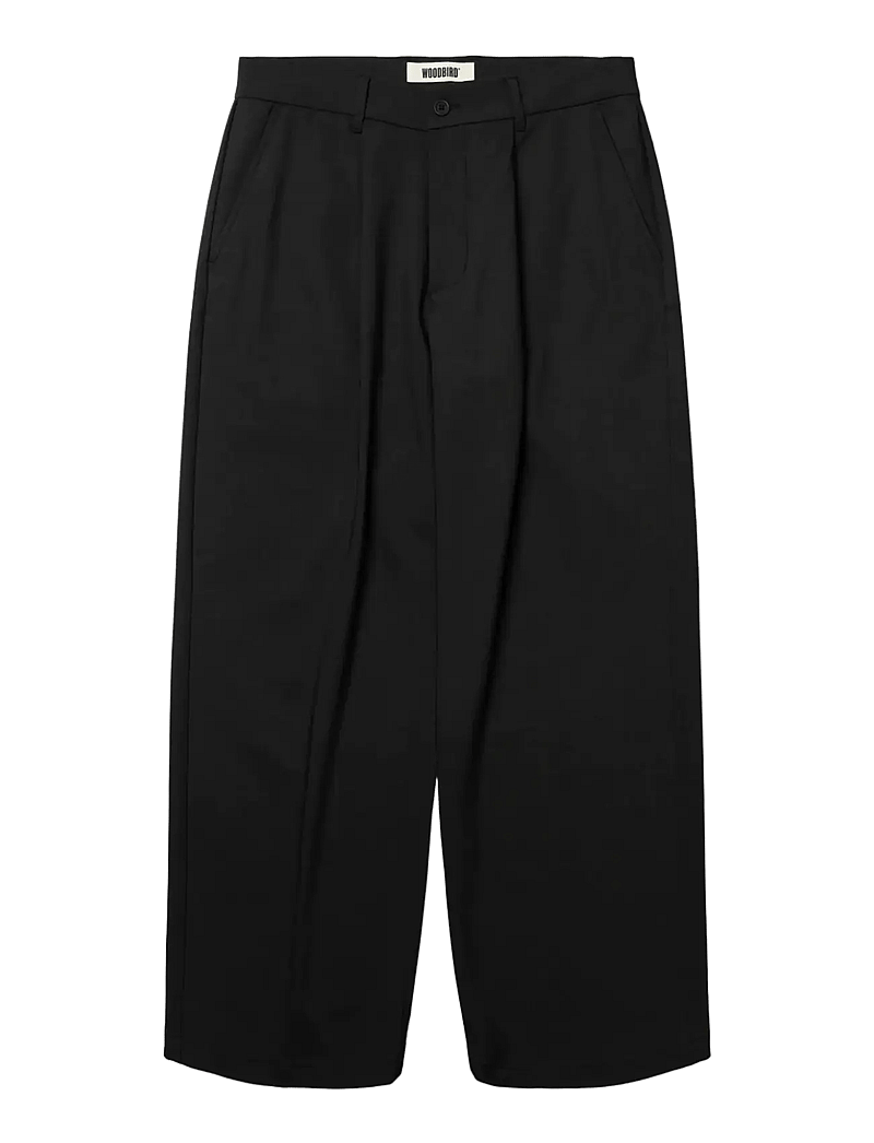 Woodbird - WBBin Guan Pants - anzugshosen - black - 1