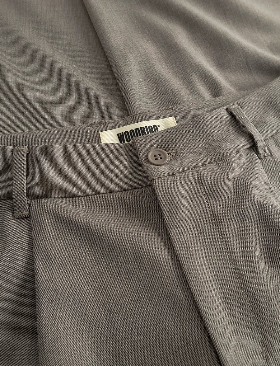 Woodbird - WBBin Guan Pants - anzugshosen - sand melange - 5