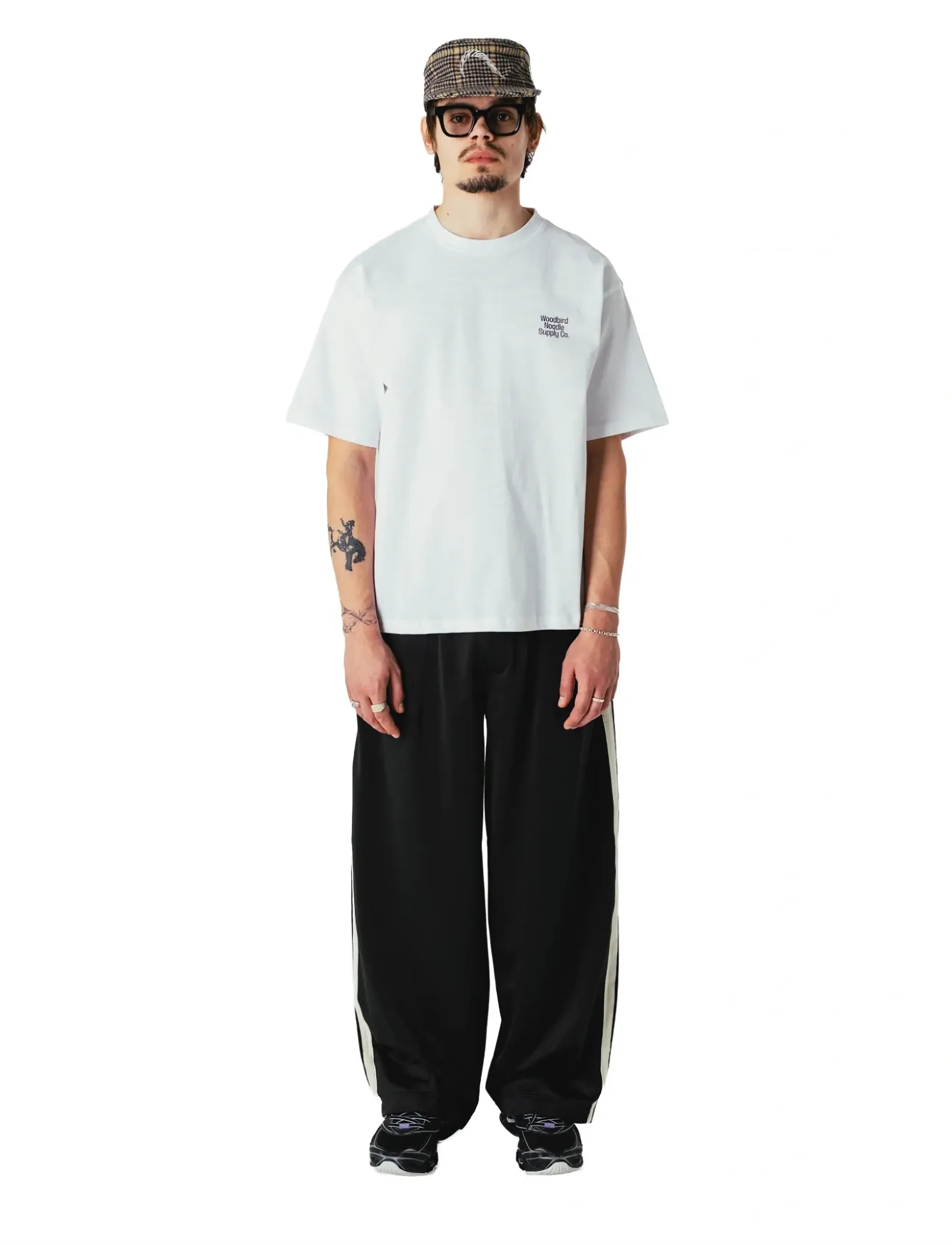 Woodbird WBChang Track Pants - Kleidung - BLACK / black