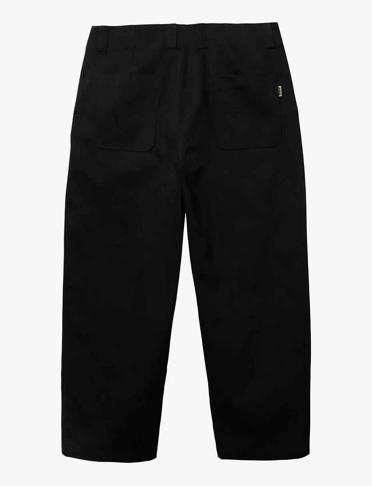 Woodbird - WBWu Chino Pants - casual byxor - black - 1