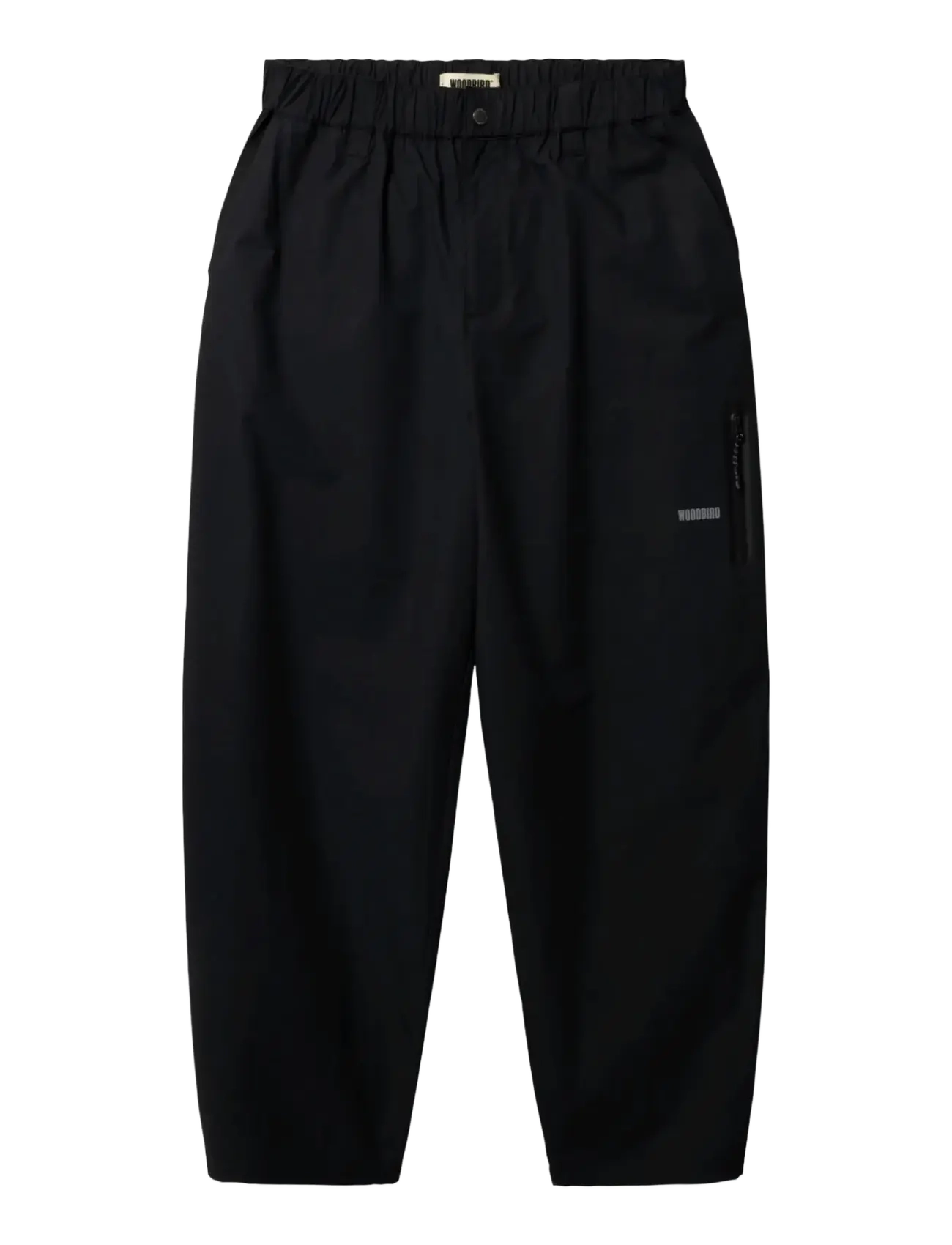 Woodbird WBNoul Paper Pants - Uus - BLACK / black