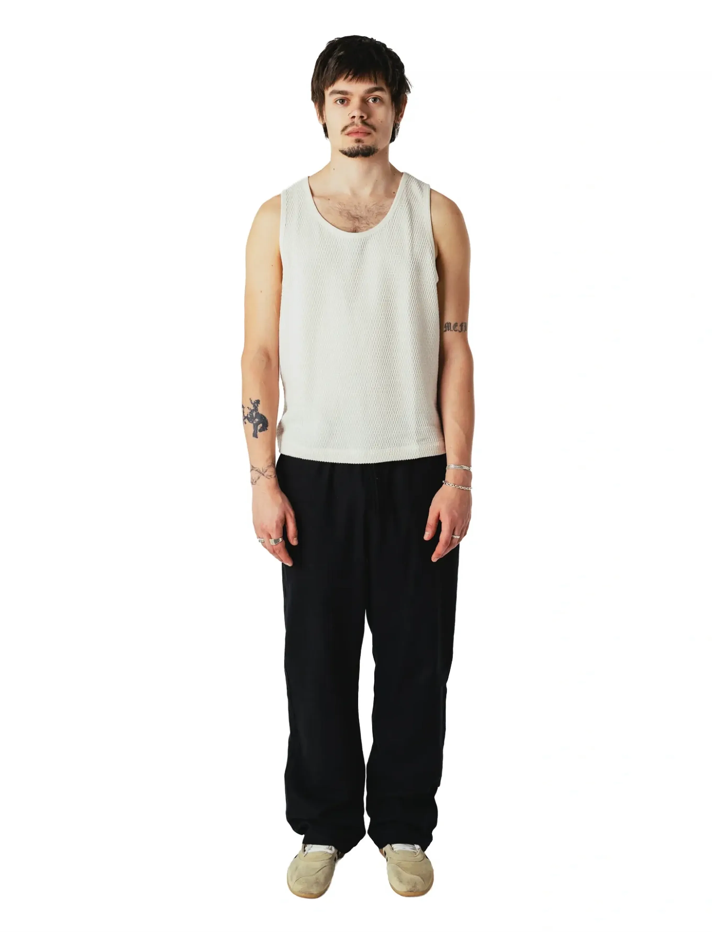 Woodbird Wbeik Linen Pant, M, Black, Bukser > Afslappet, Herre