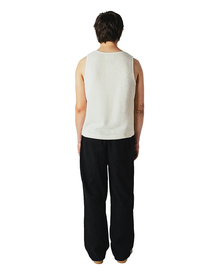 Woodbird - WBEik Linen Pant - linnebyxor - black - 4