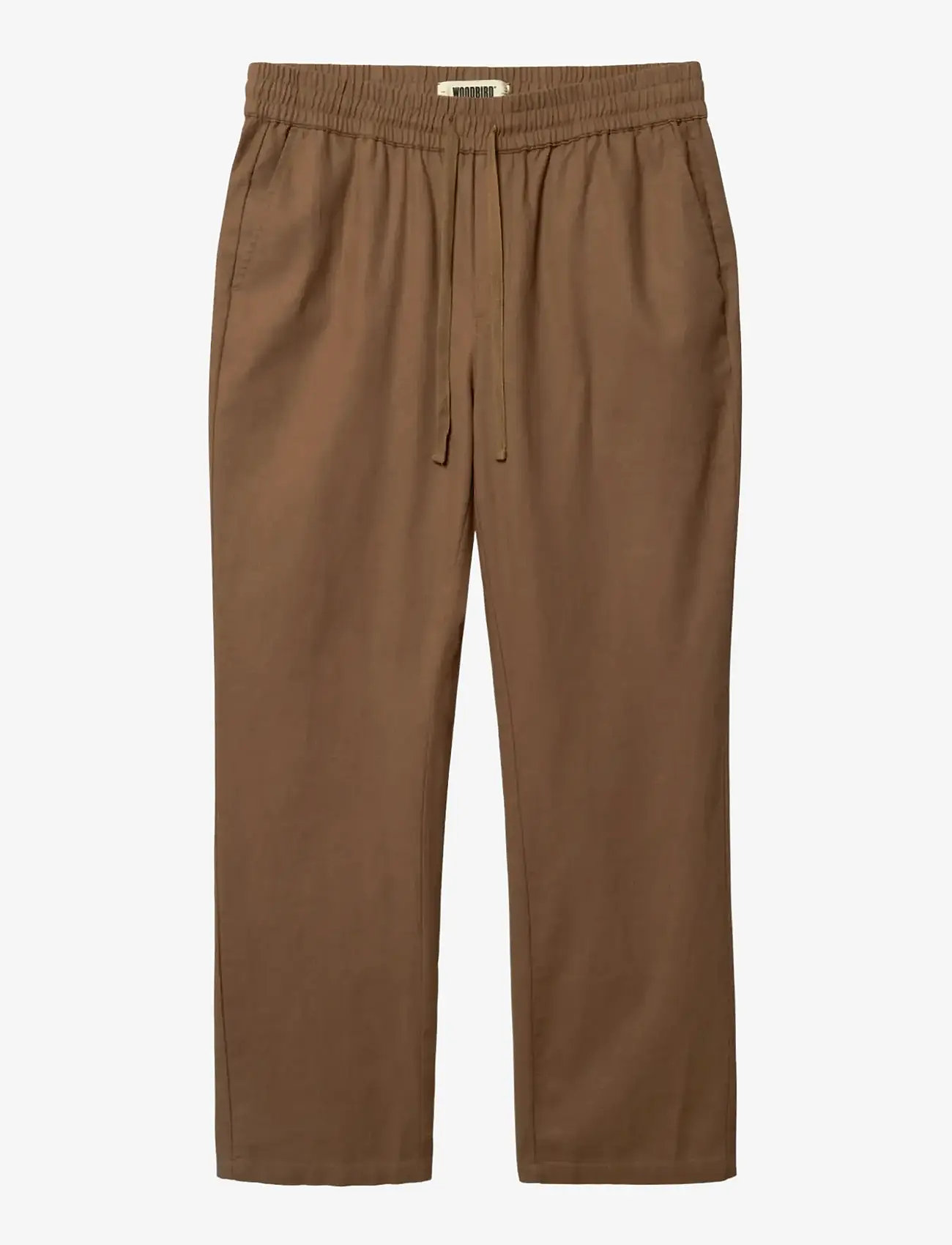 Woodbird - WBEik Linen Pant - leinenhosen - brown - 1