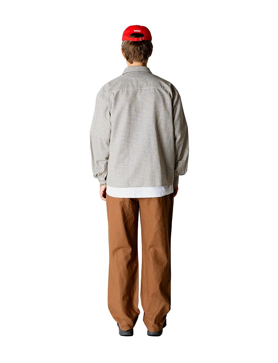 Woodbird - WBEik Linen Pant - linased püksid - brown - 4